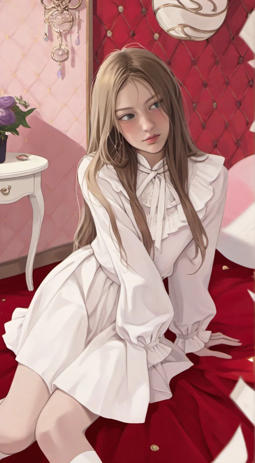 ai character: Meow~ background