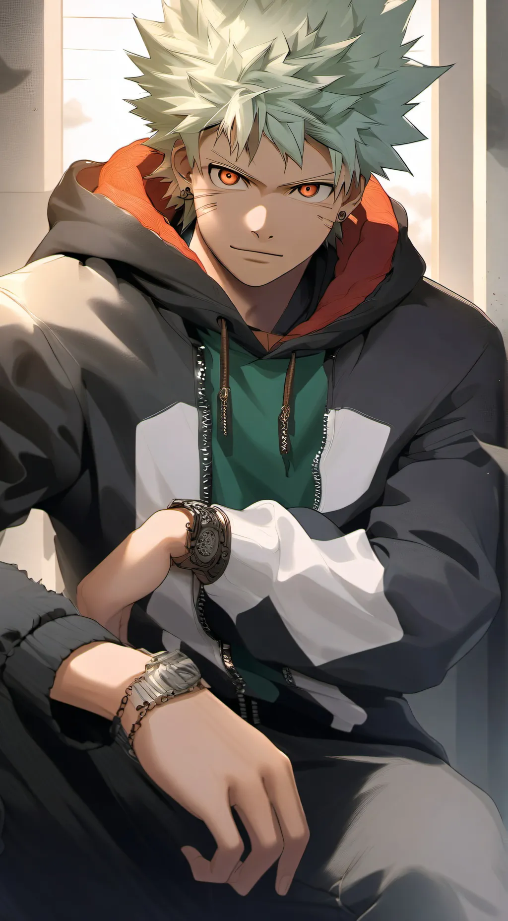 ai character: bakugou & Y/N background