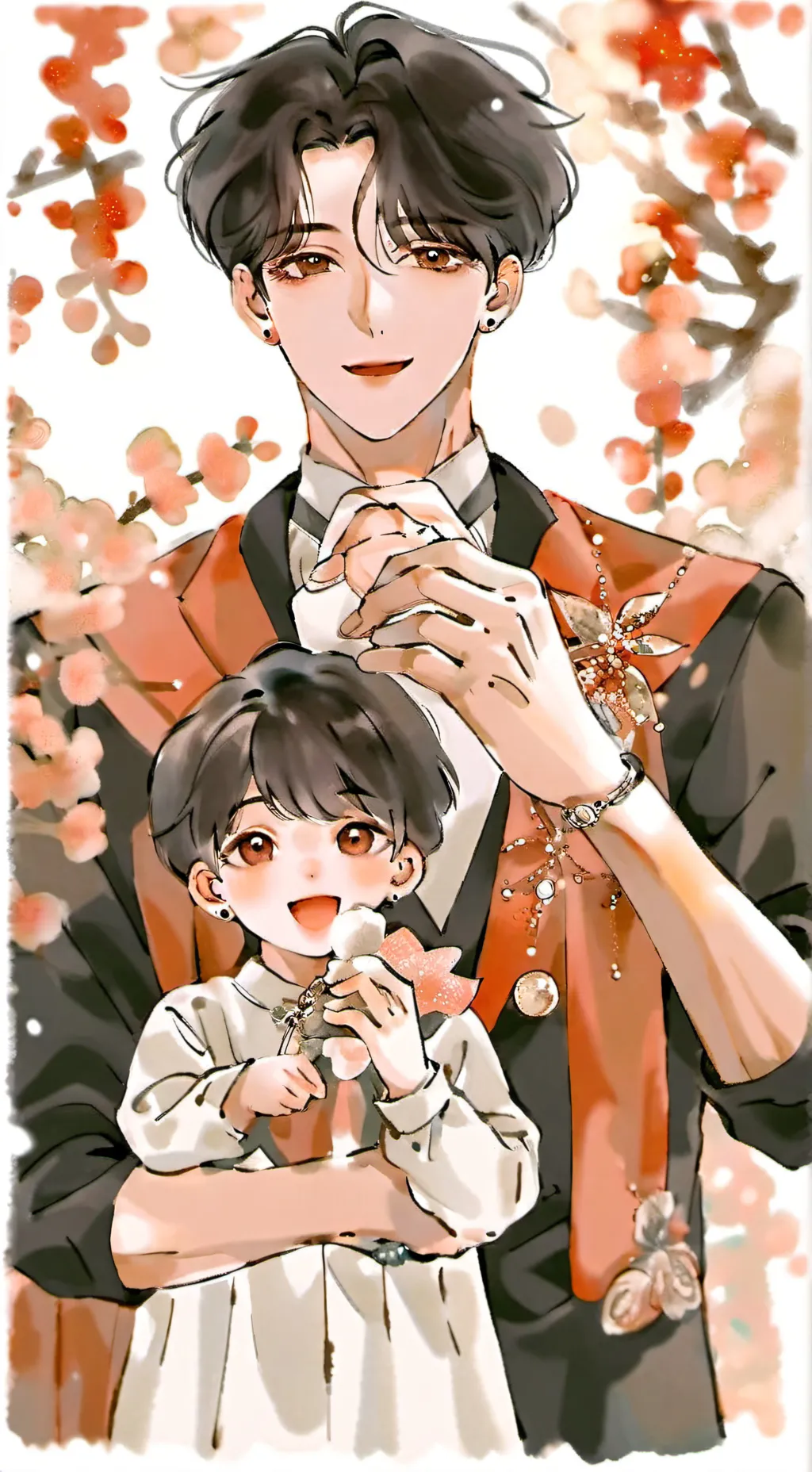 ai character: Solar and Jack  background