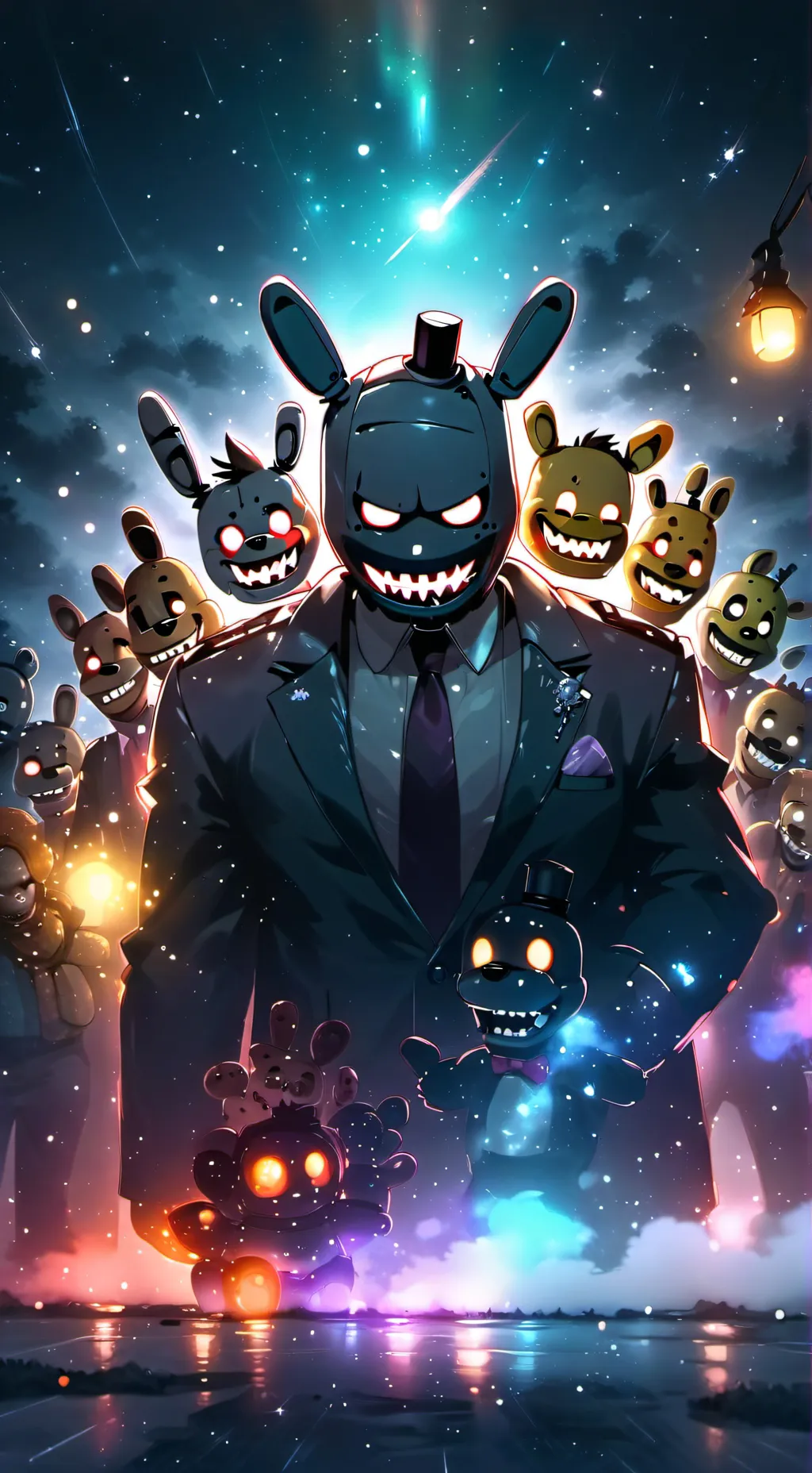 ai character: Hh and Mhaxfnaf background