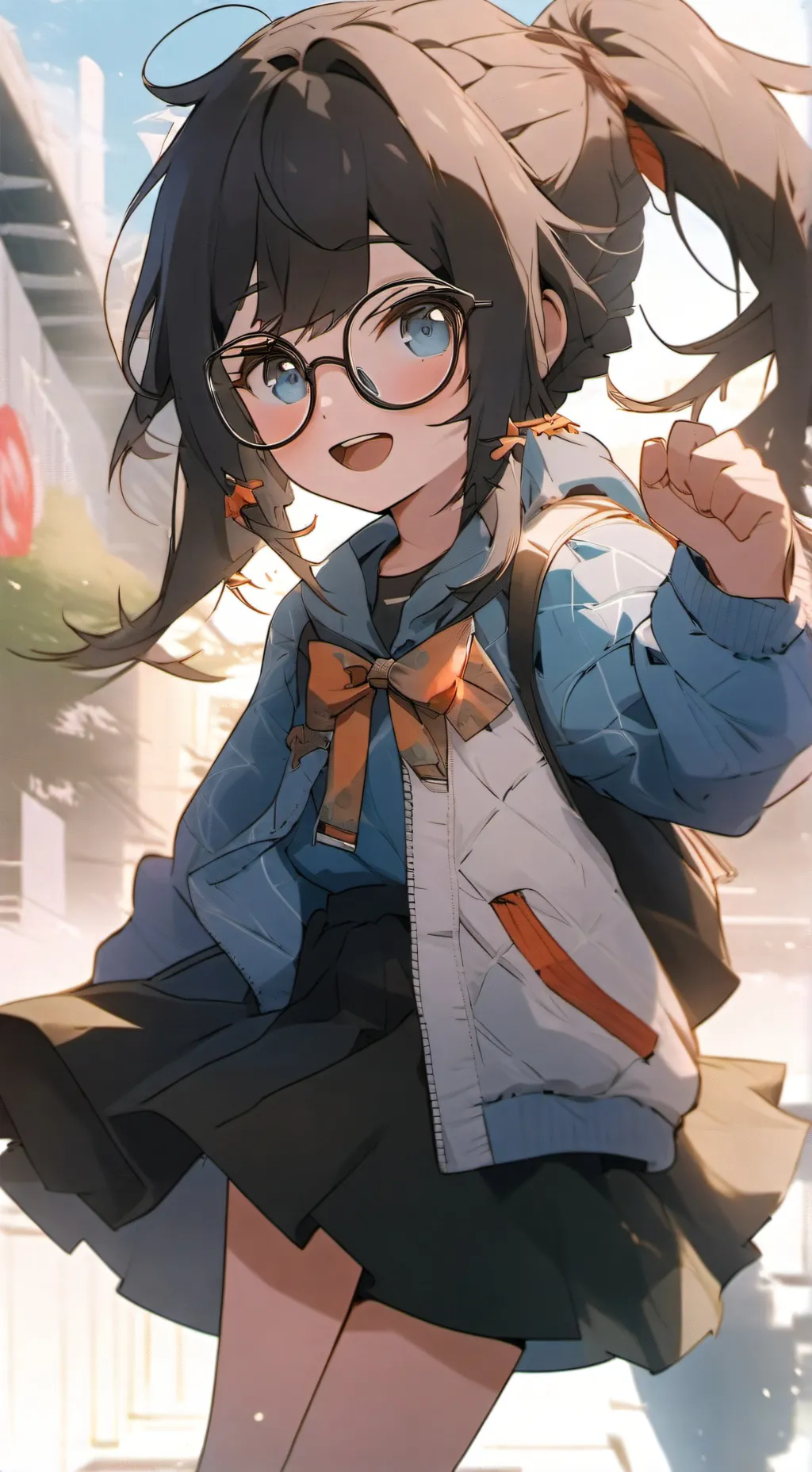 ai character: Calico  background