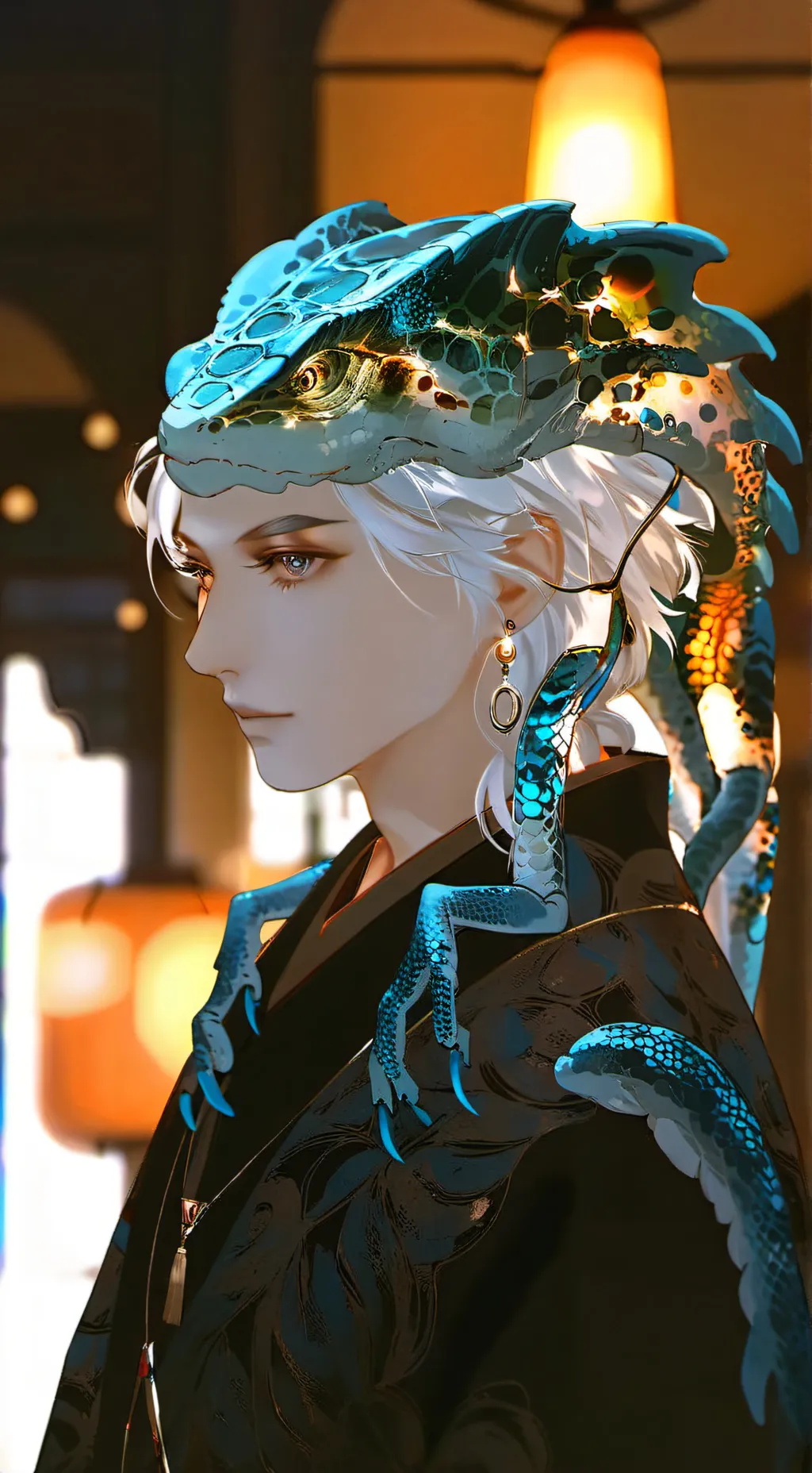 ai character: Chameleon Spirit background