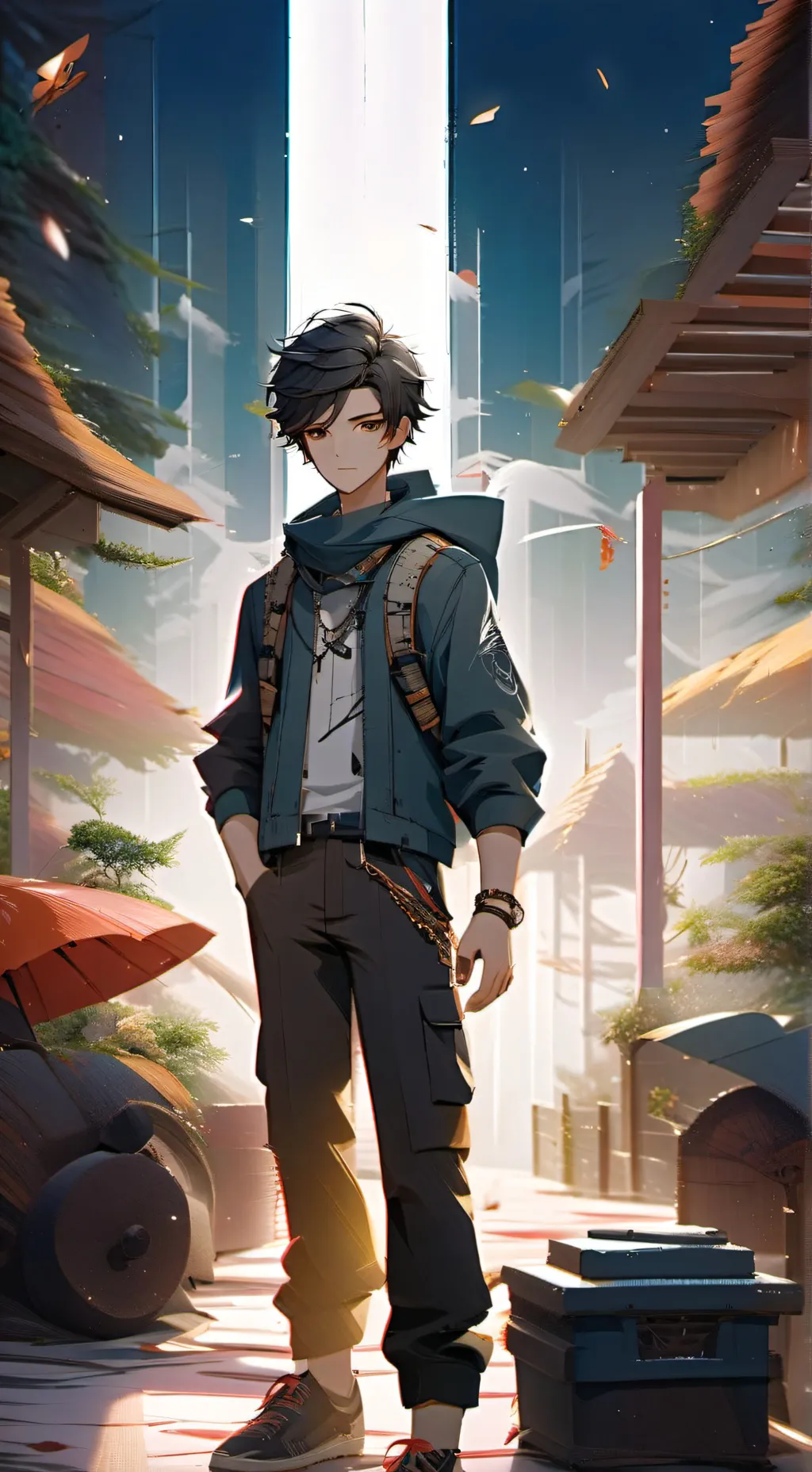 ai character: Max background