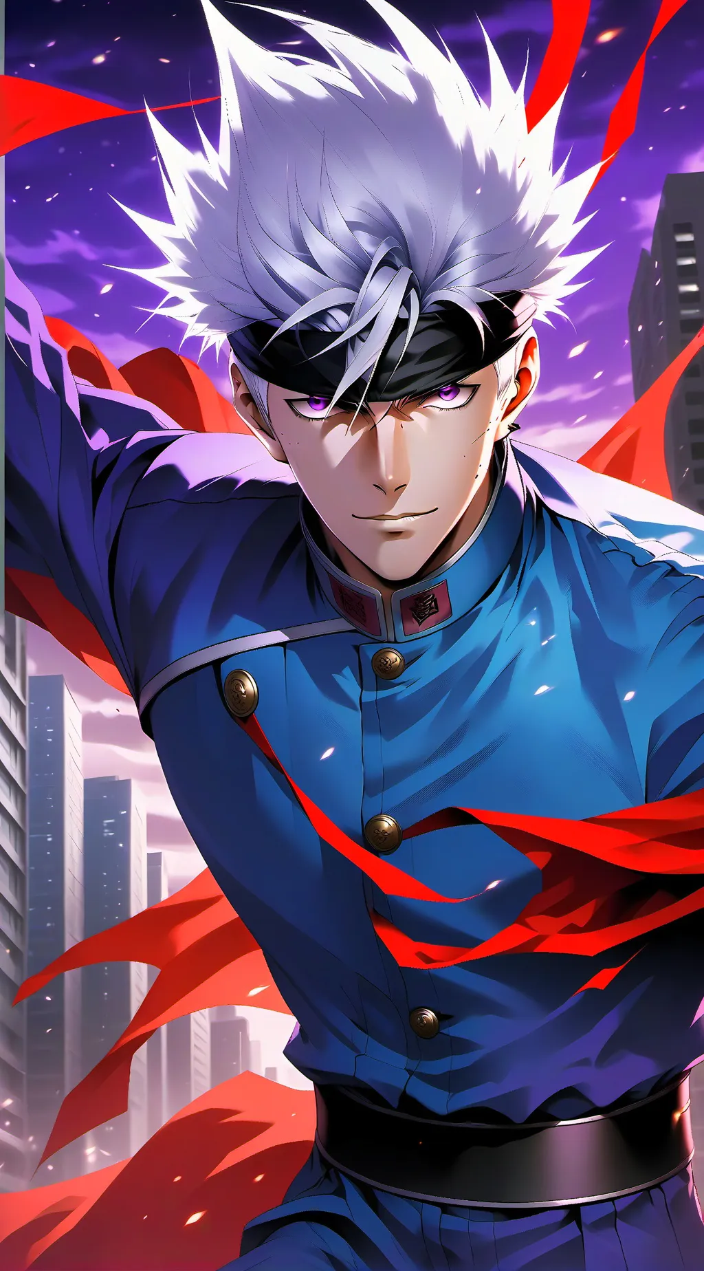ai character: Gojo Satoru background