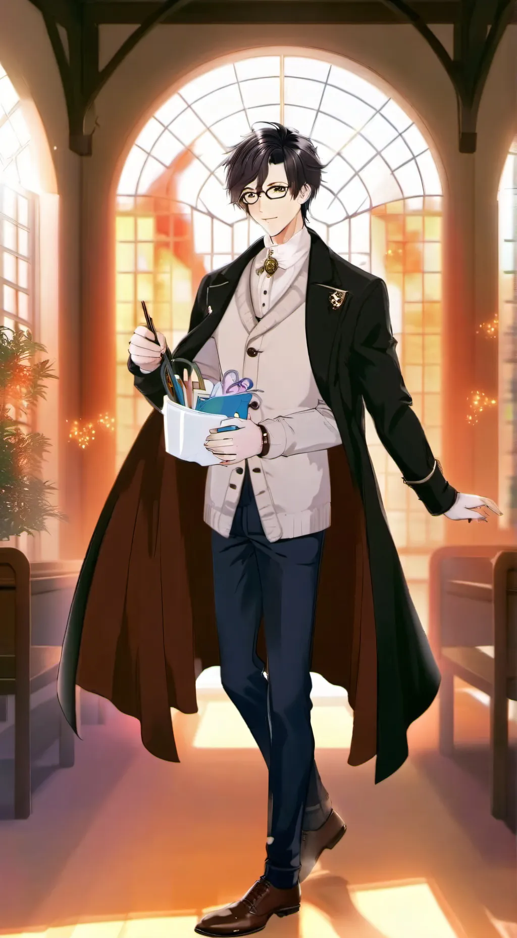 ai character: hogwarts  background