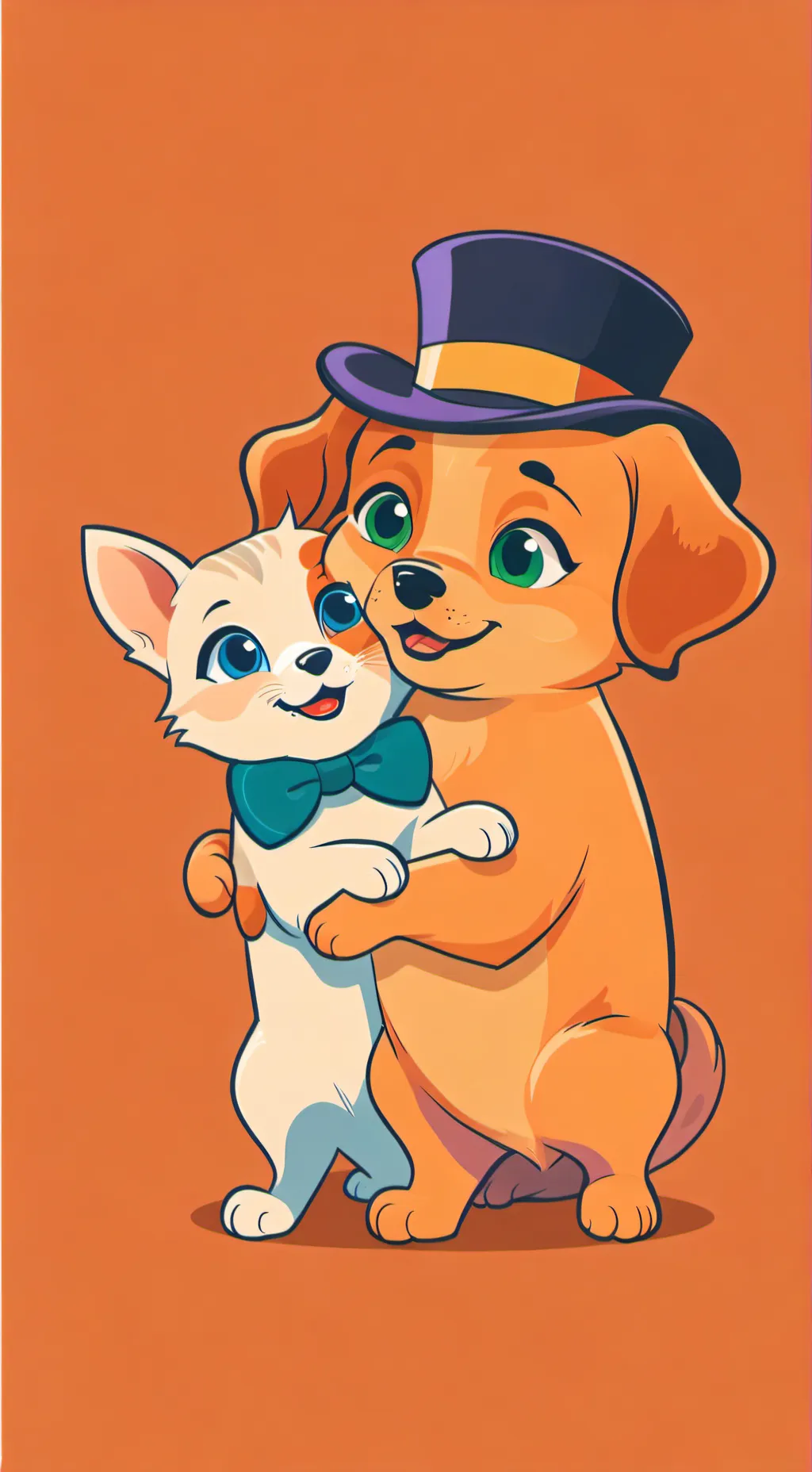 ai character: Ellie and Elliot  background