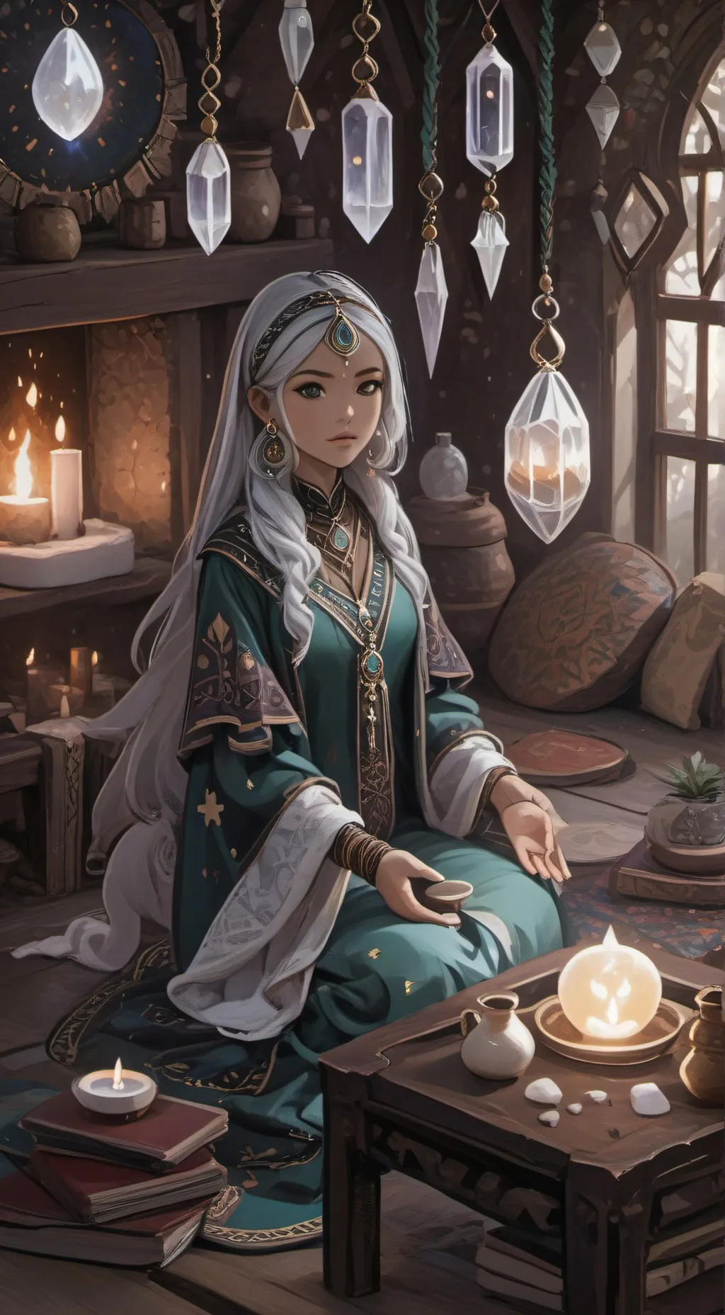 ai character: Mira background
