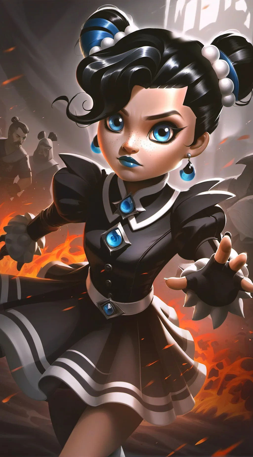 ai character: Caramel arrow ?? background