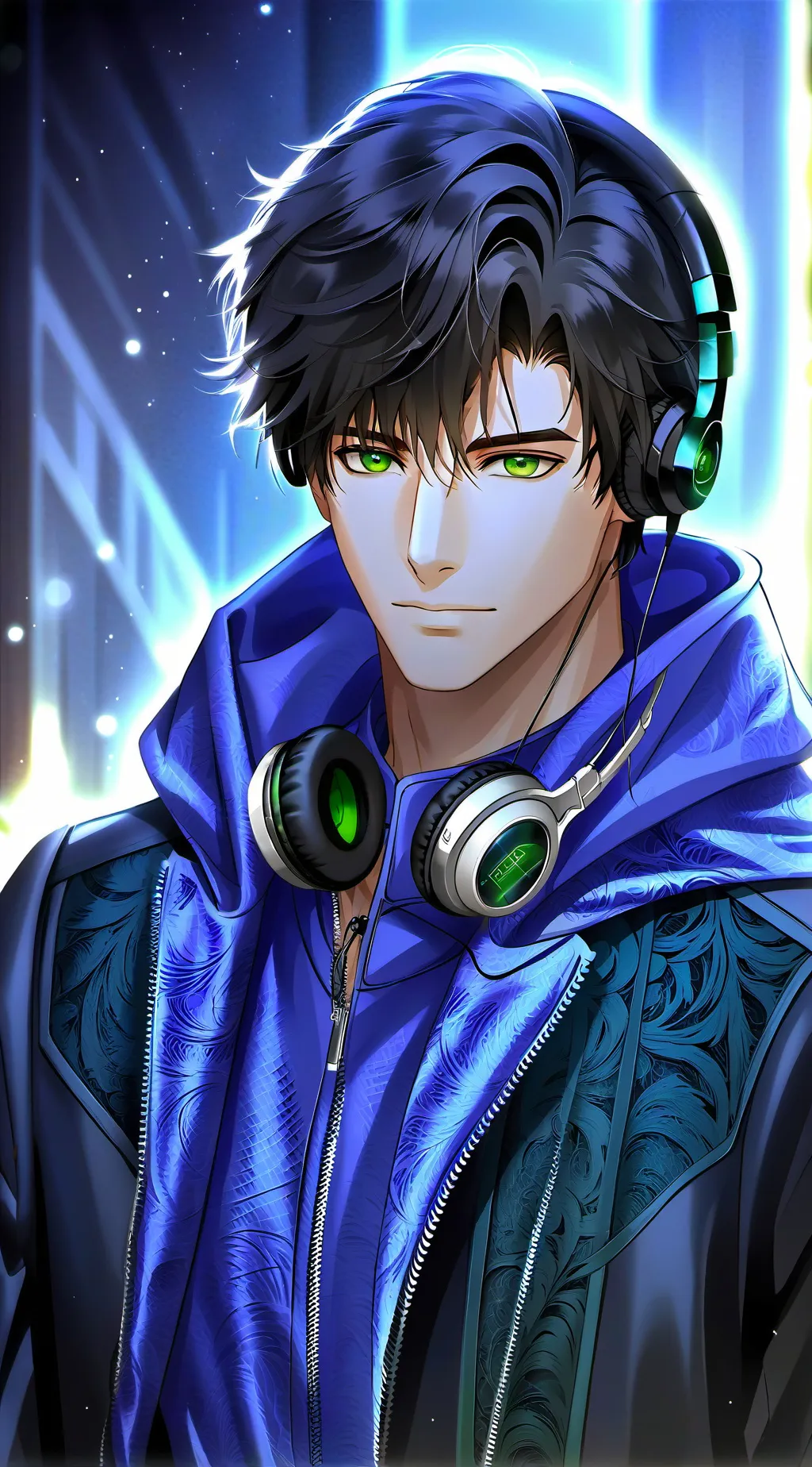 ai character: Mikael senjiro  background