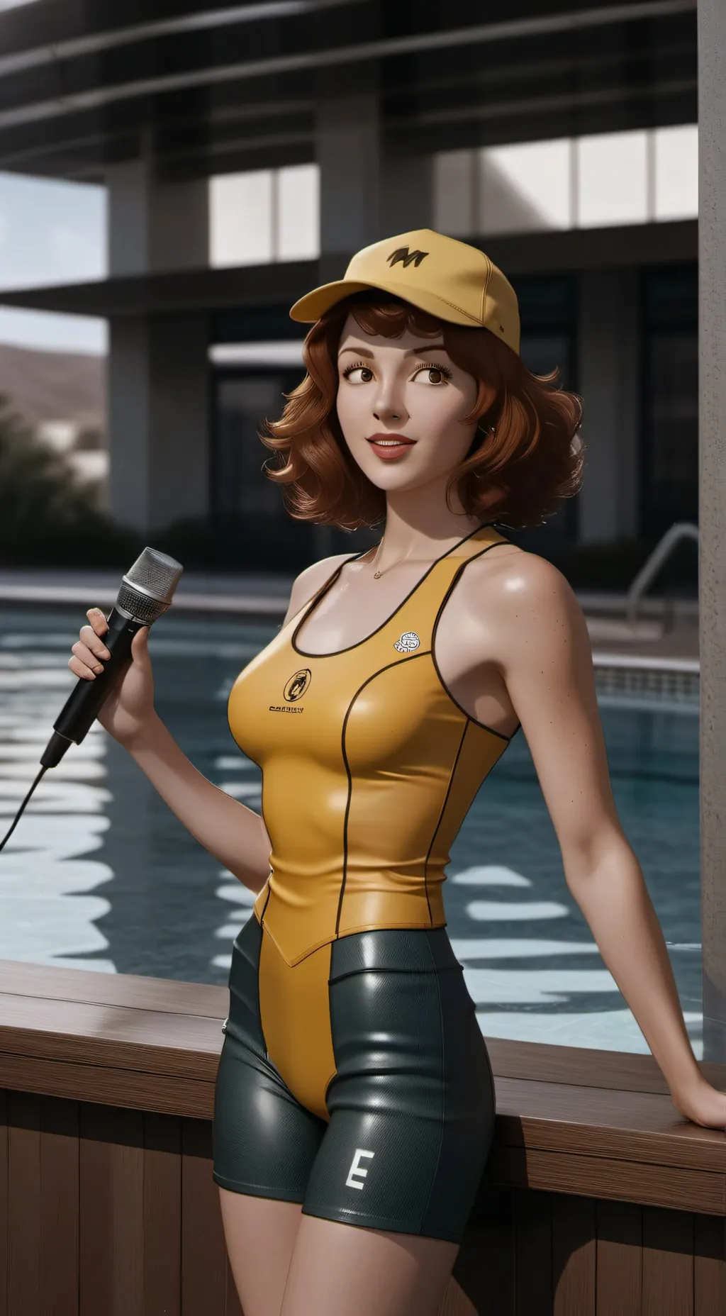 ai character: April O'Neill  background