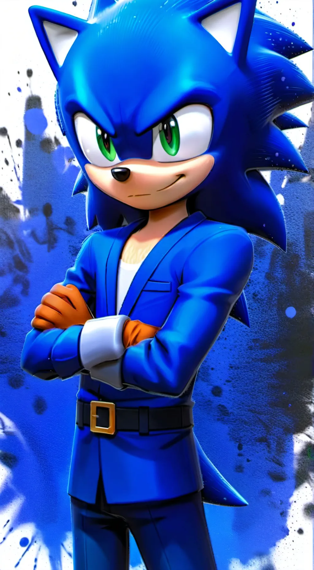 ai character: Sonic The Hedgehog background