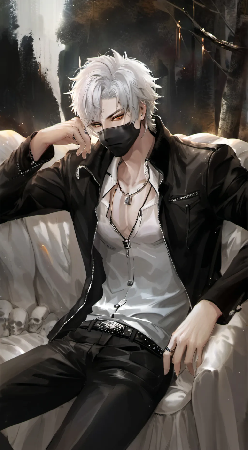 ai character: Kakashi/husband  background