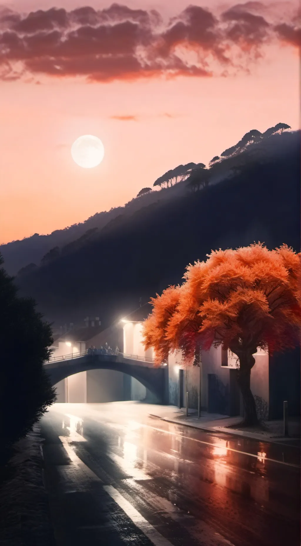 ai character: Miss Mechi  background