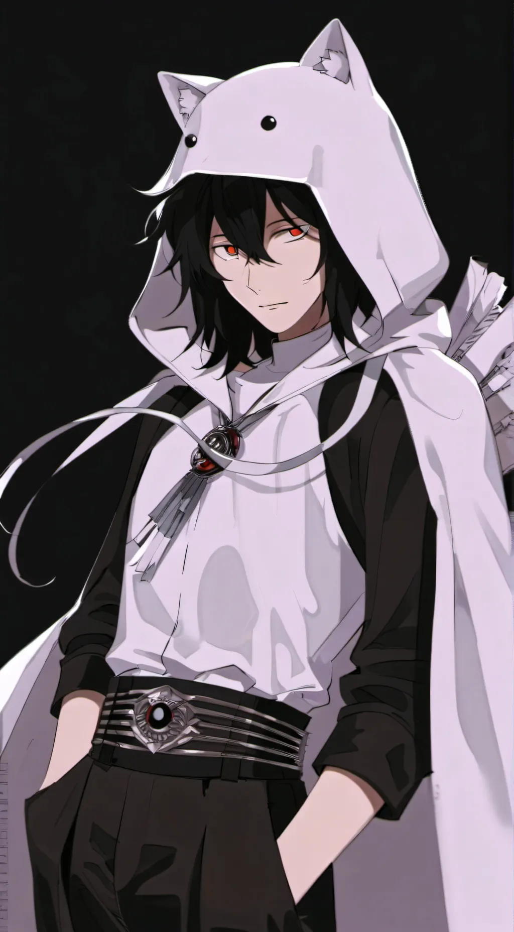 ai character: Young Azawa MHA background