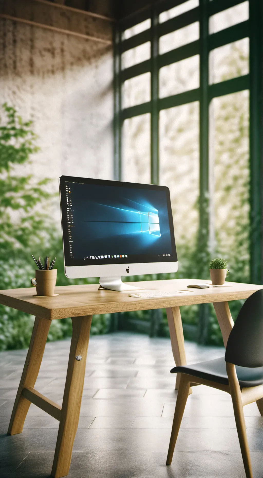 ai character: Windows 13 background