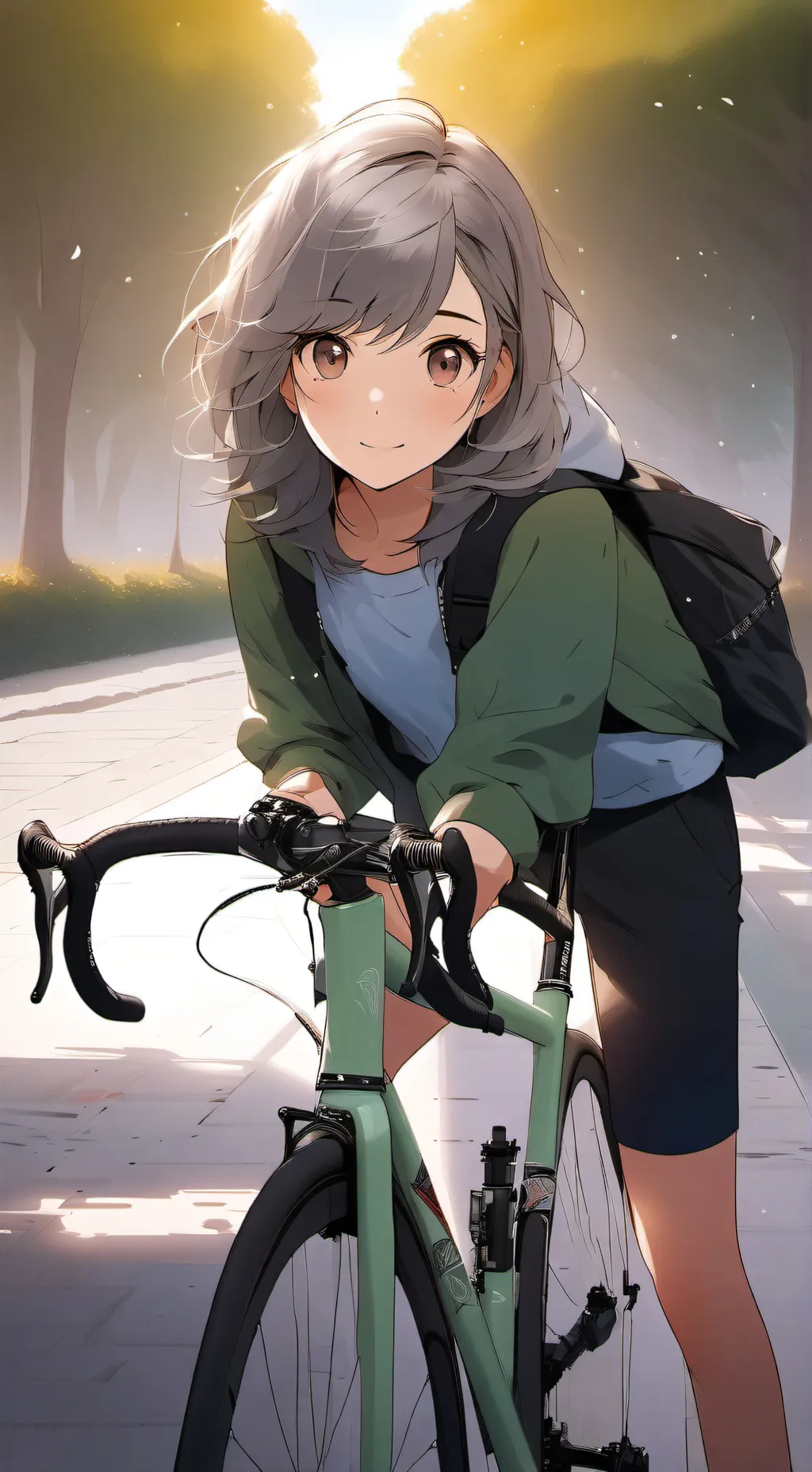 ai character: Mizu background
