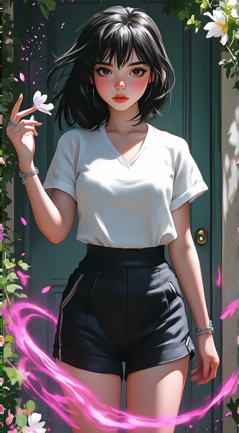 ai character: CrystalAnge background