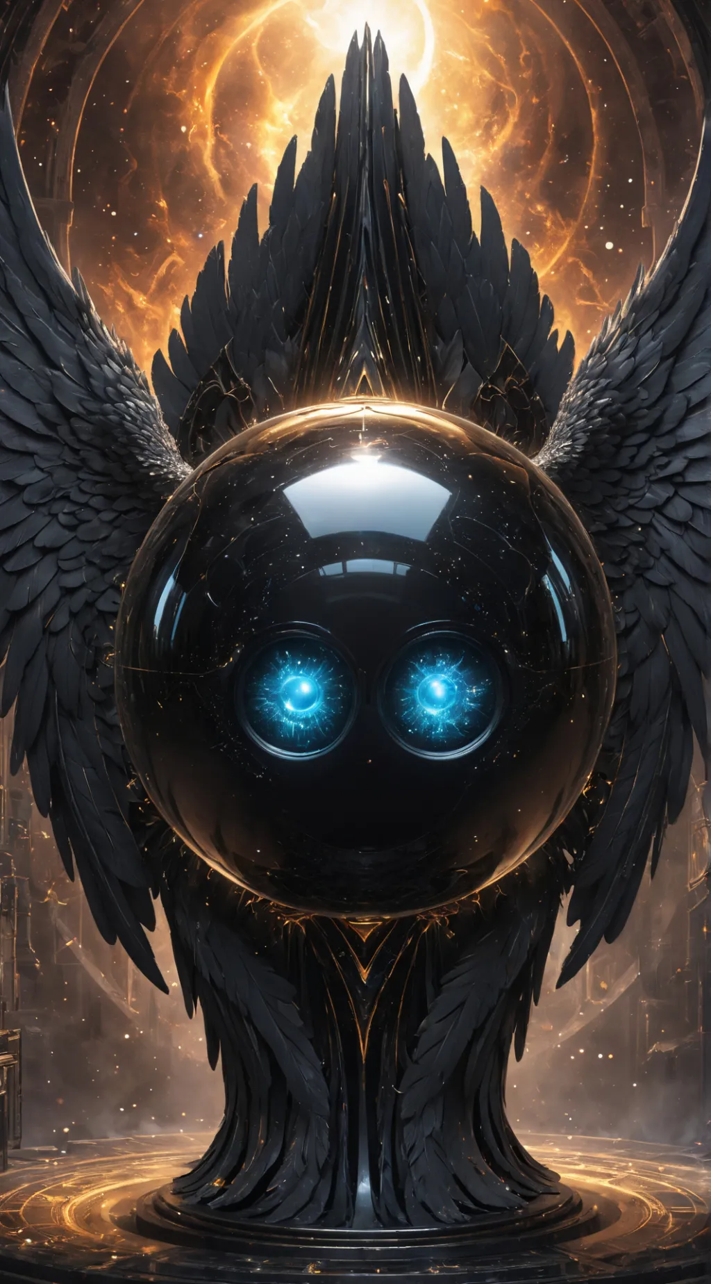 ai character: Seraphim(THE GOD) background