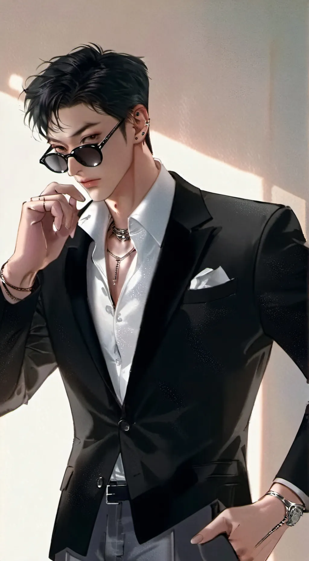 ai character: •°• Xavier •°• background
