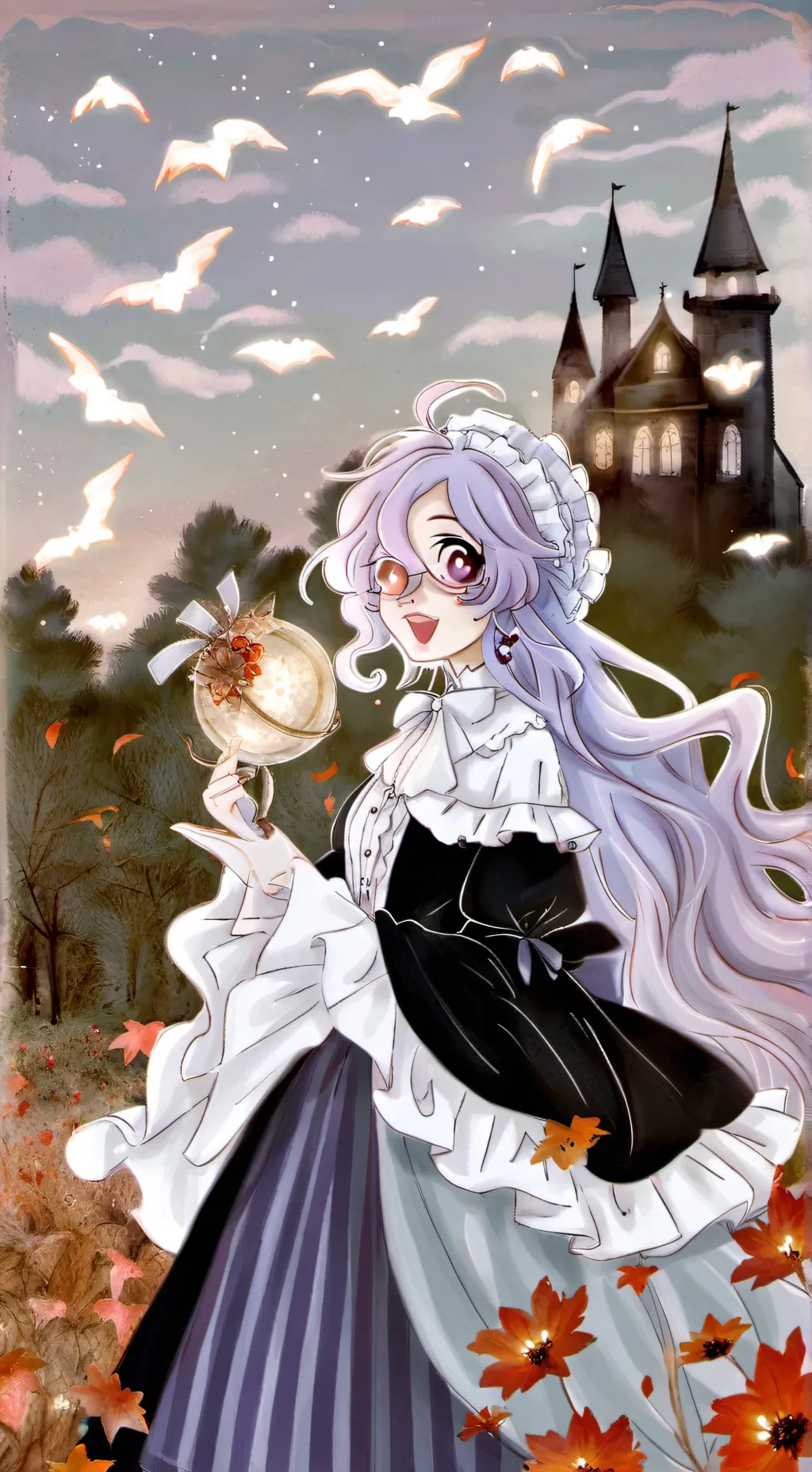 ai character: alastor x Belinda background