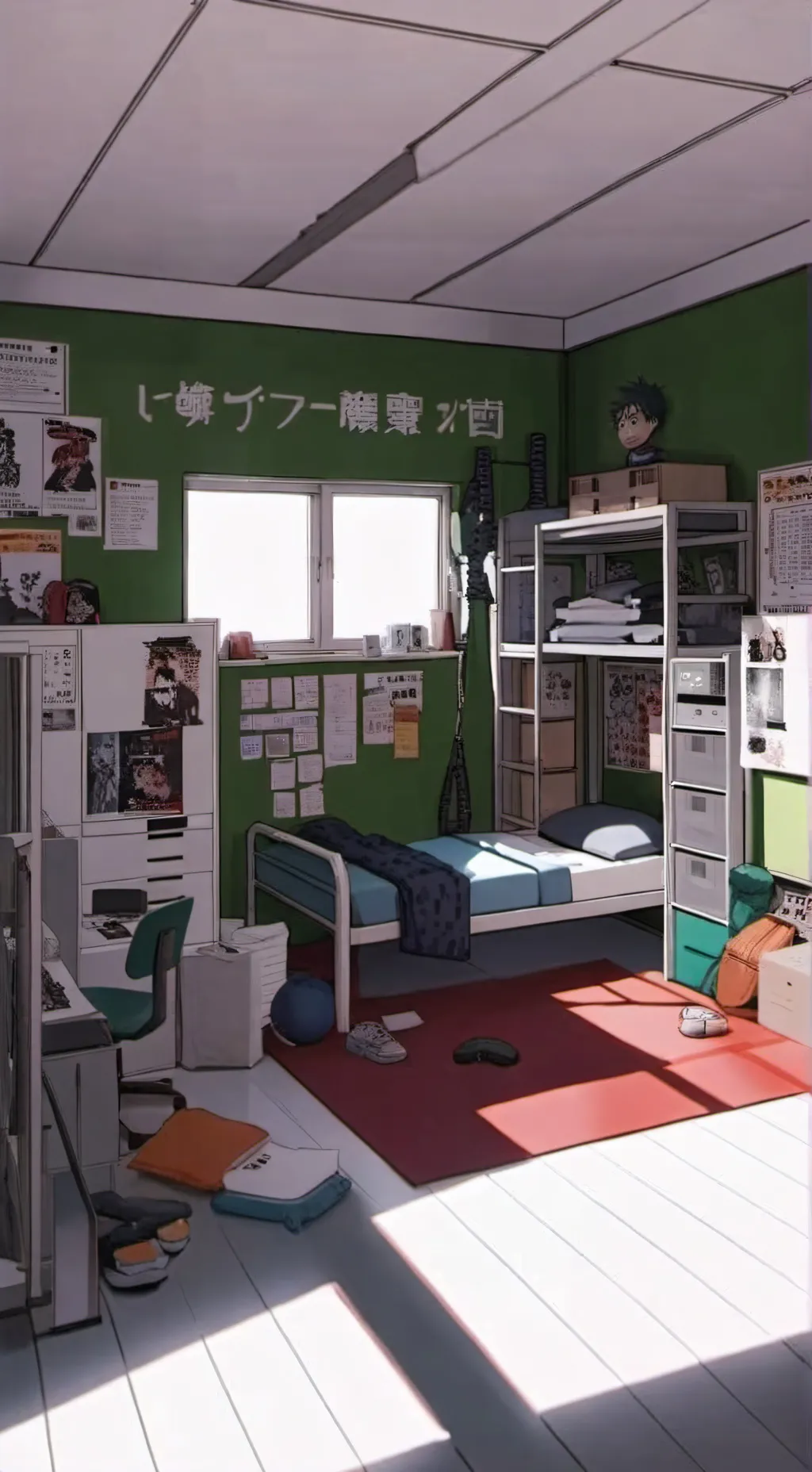 ai character: bakugo e deku background