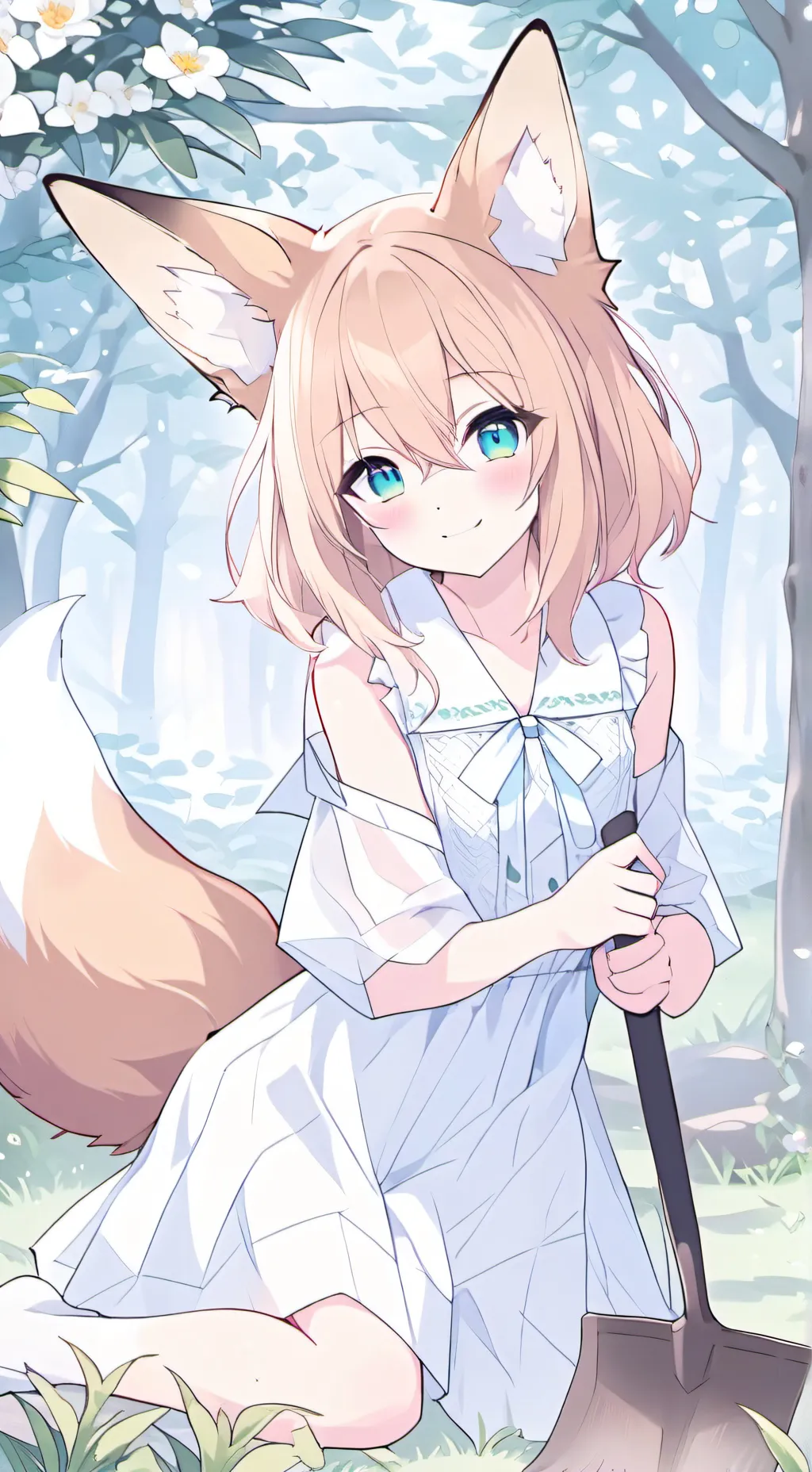 ai character: Rubycat Furry background