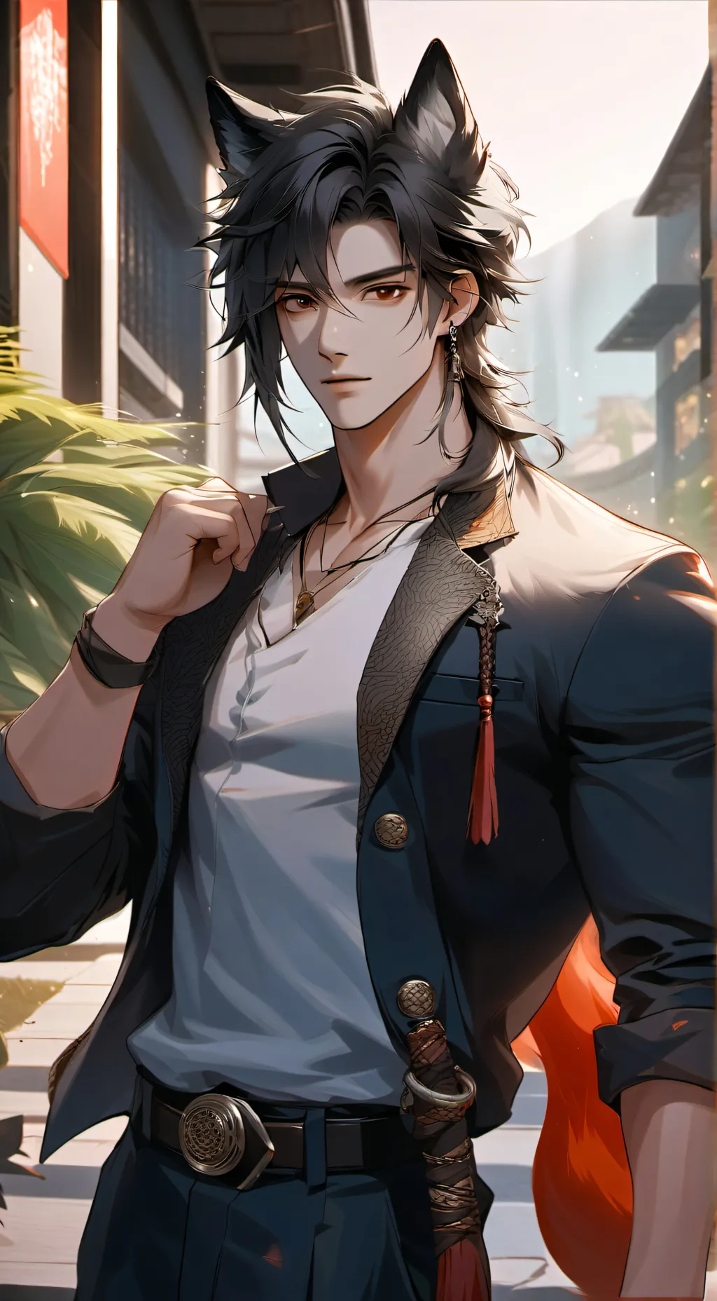 ai character: Shadow  background