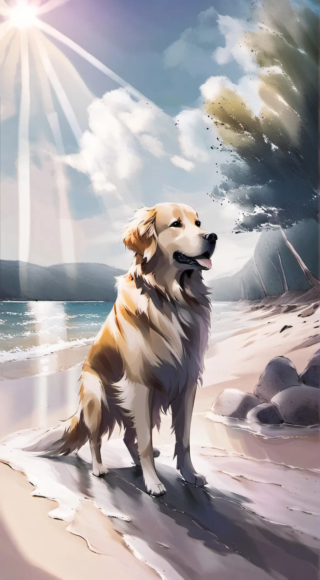 ai character: ToTo  background