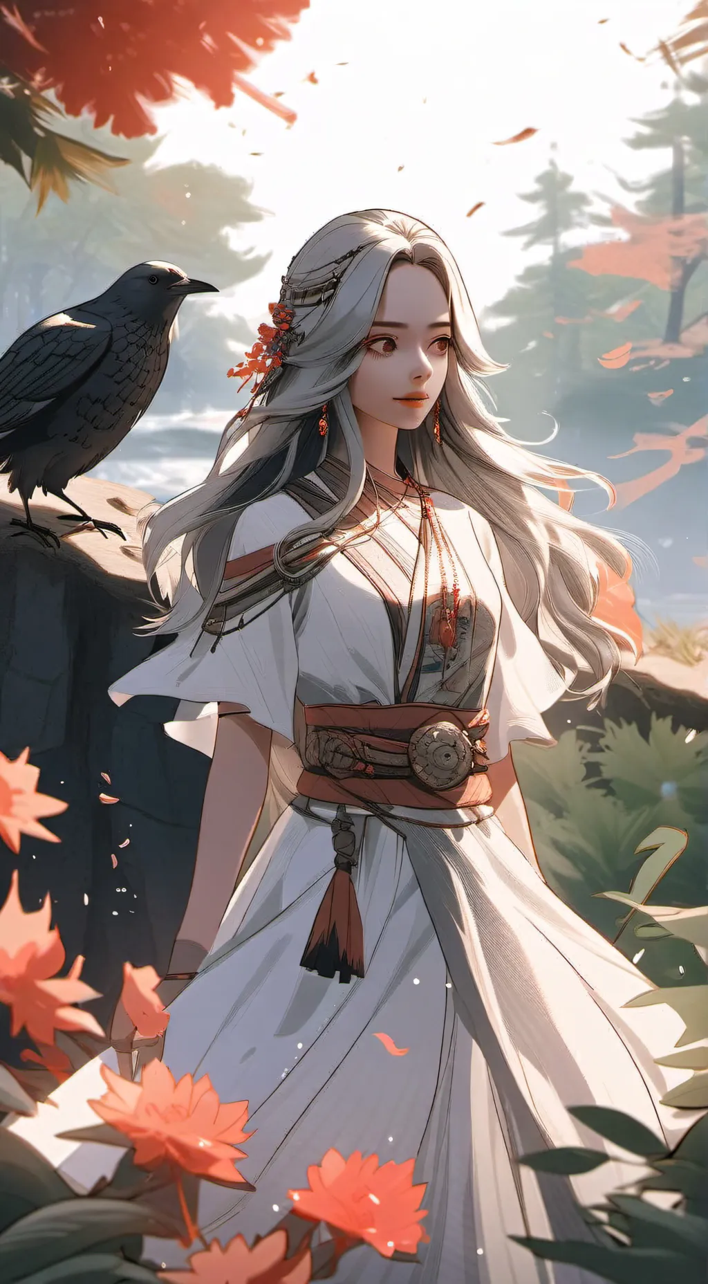 ai character: Luna background