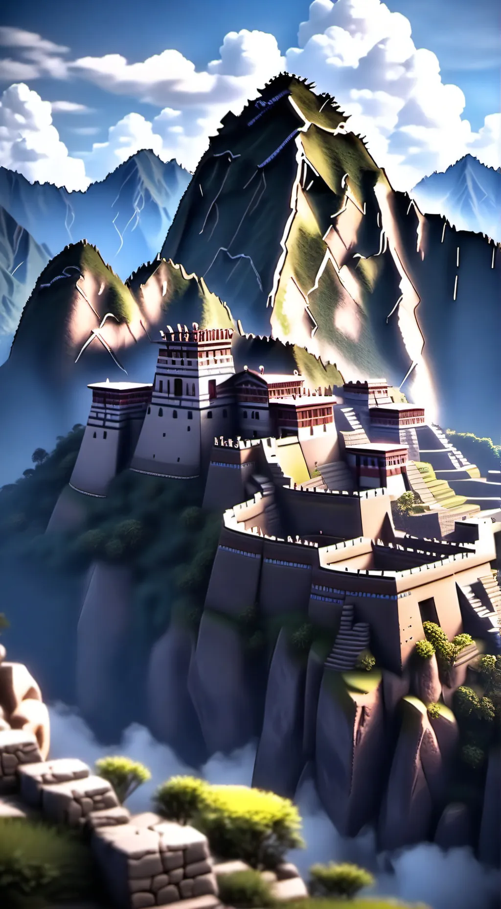 ai character: sprunki perú background