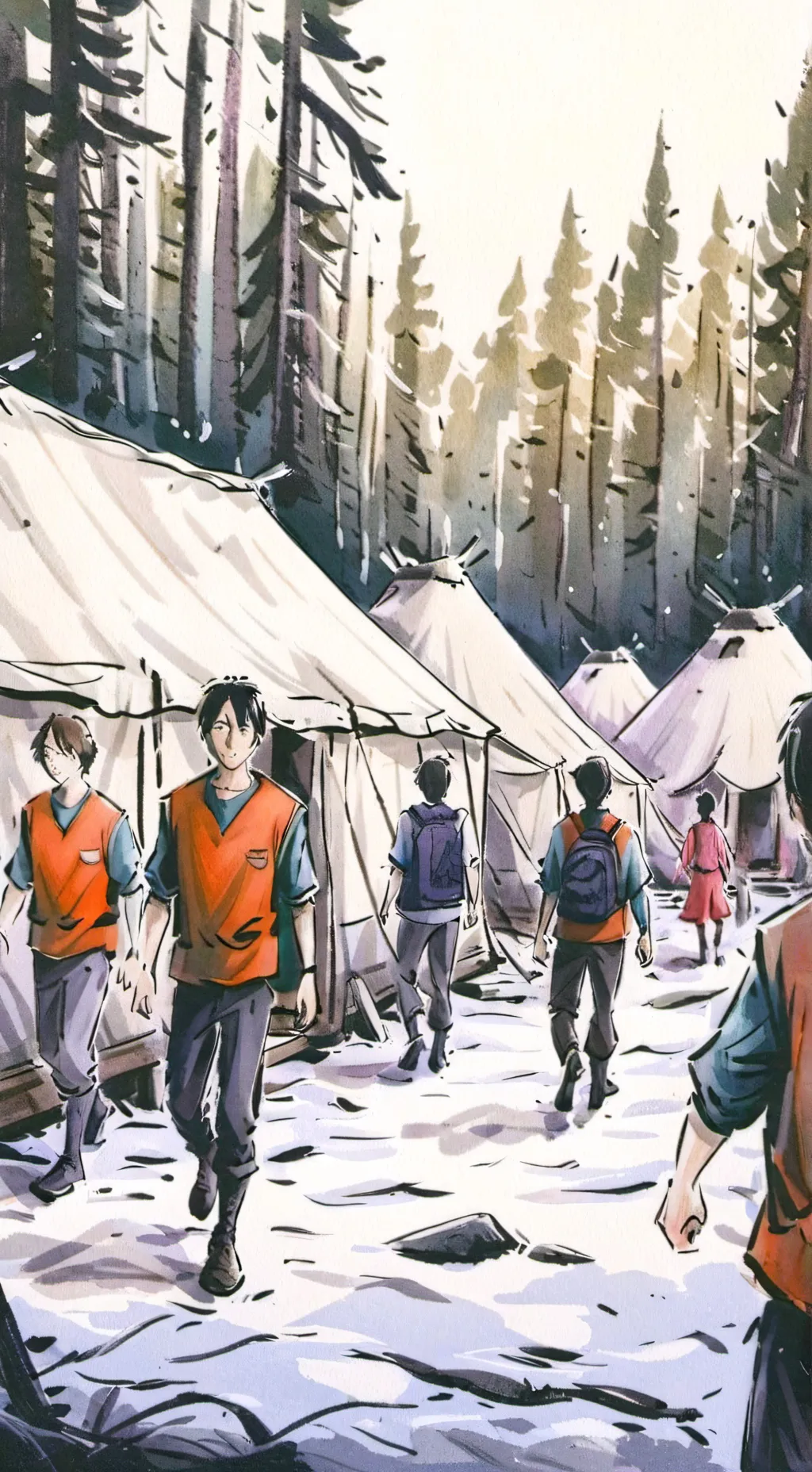 ai character: Camp half blood background