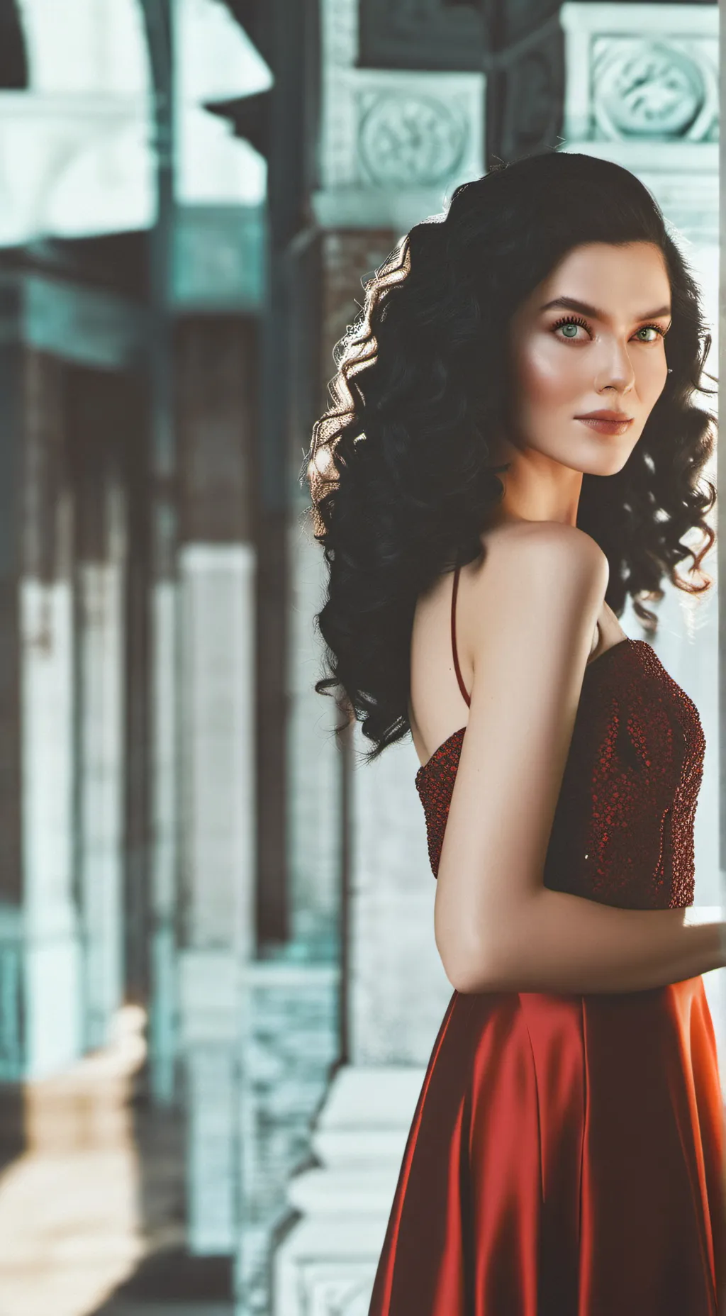 ai character: katy Perry  background