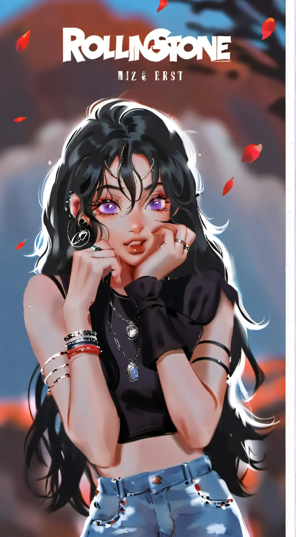 ai character: pergunta (signos) background