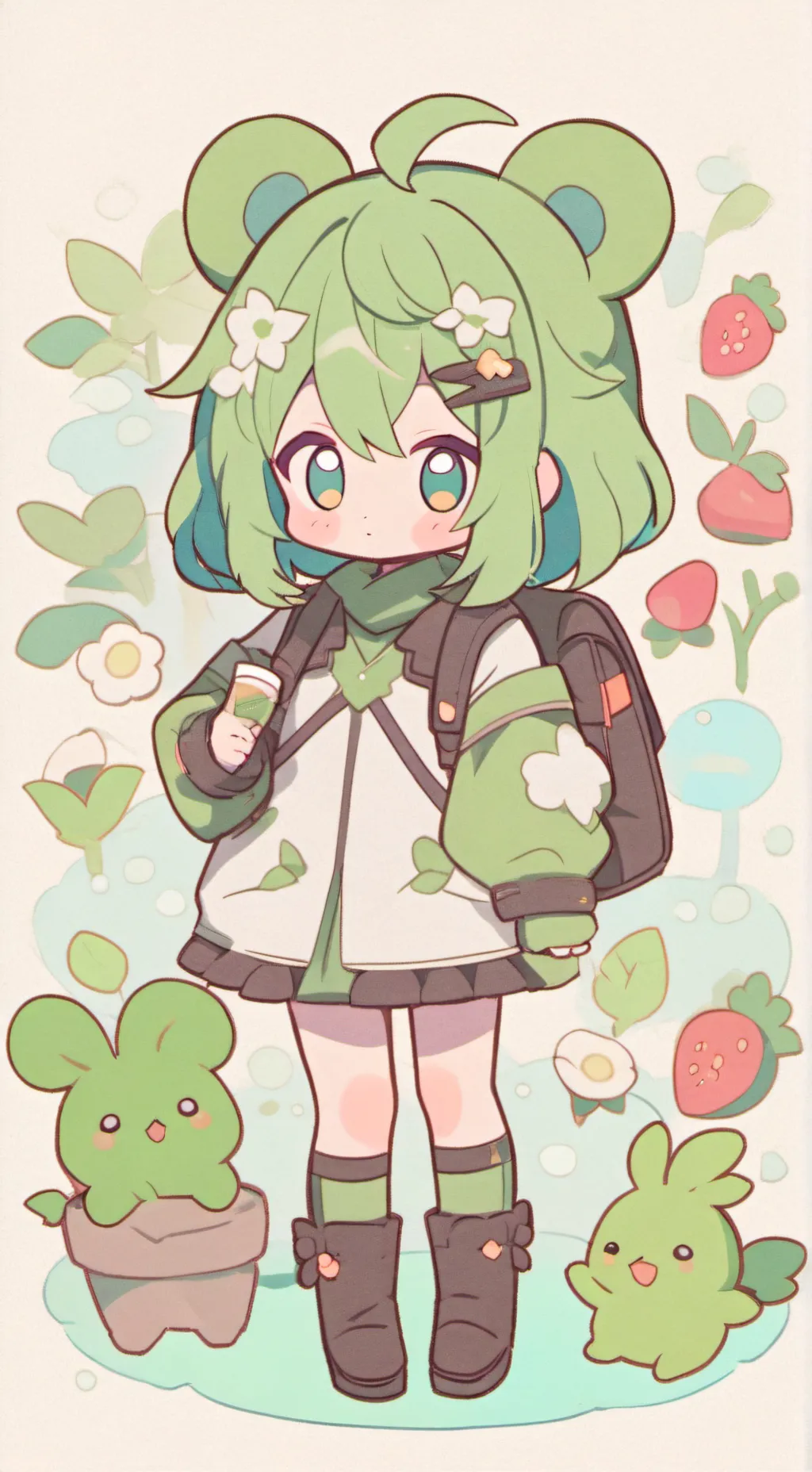 ai character: Mha hybride  background