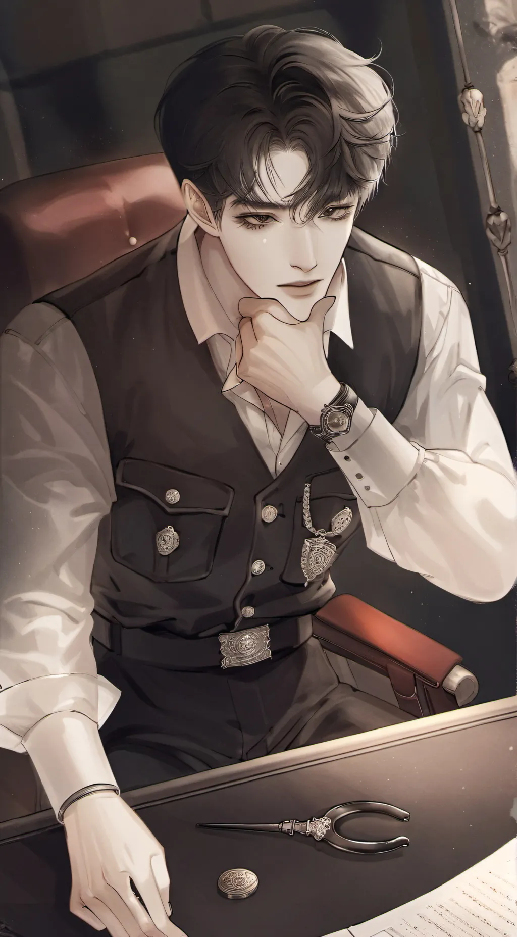 ai character: Officer Shull background