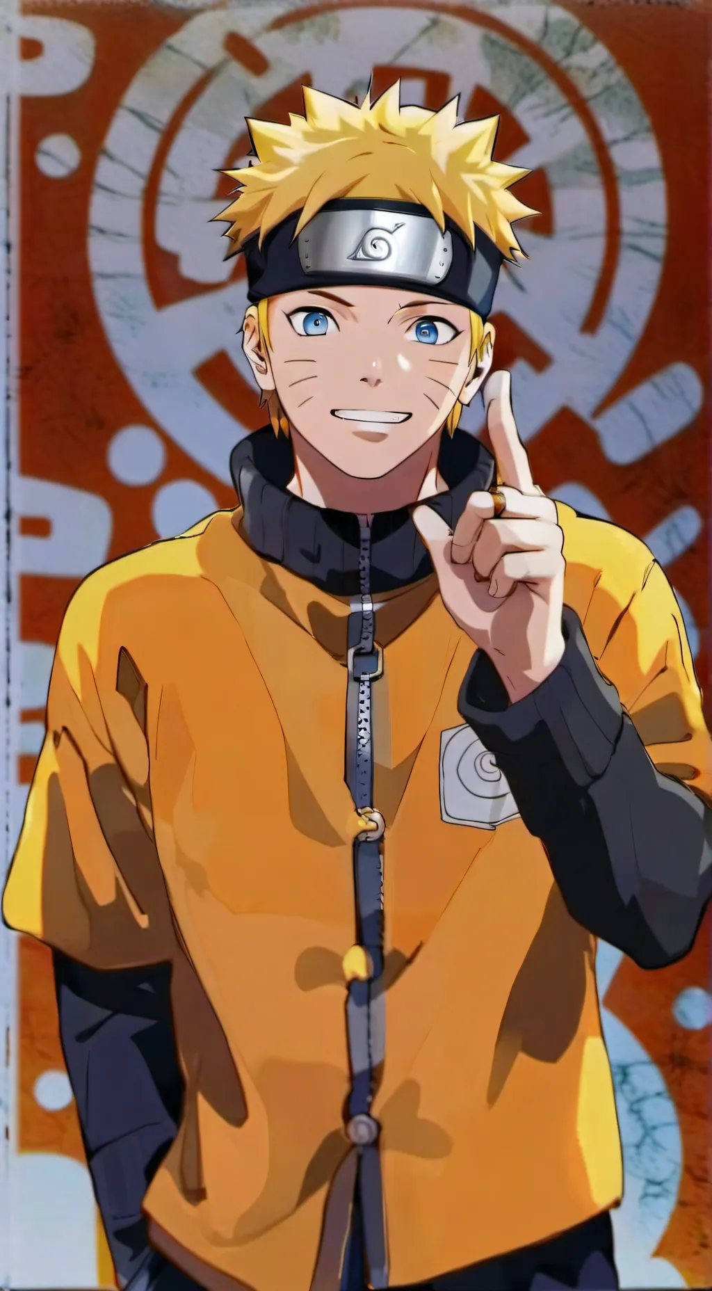 ai character: Naruto Uzumaki background