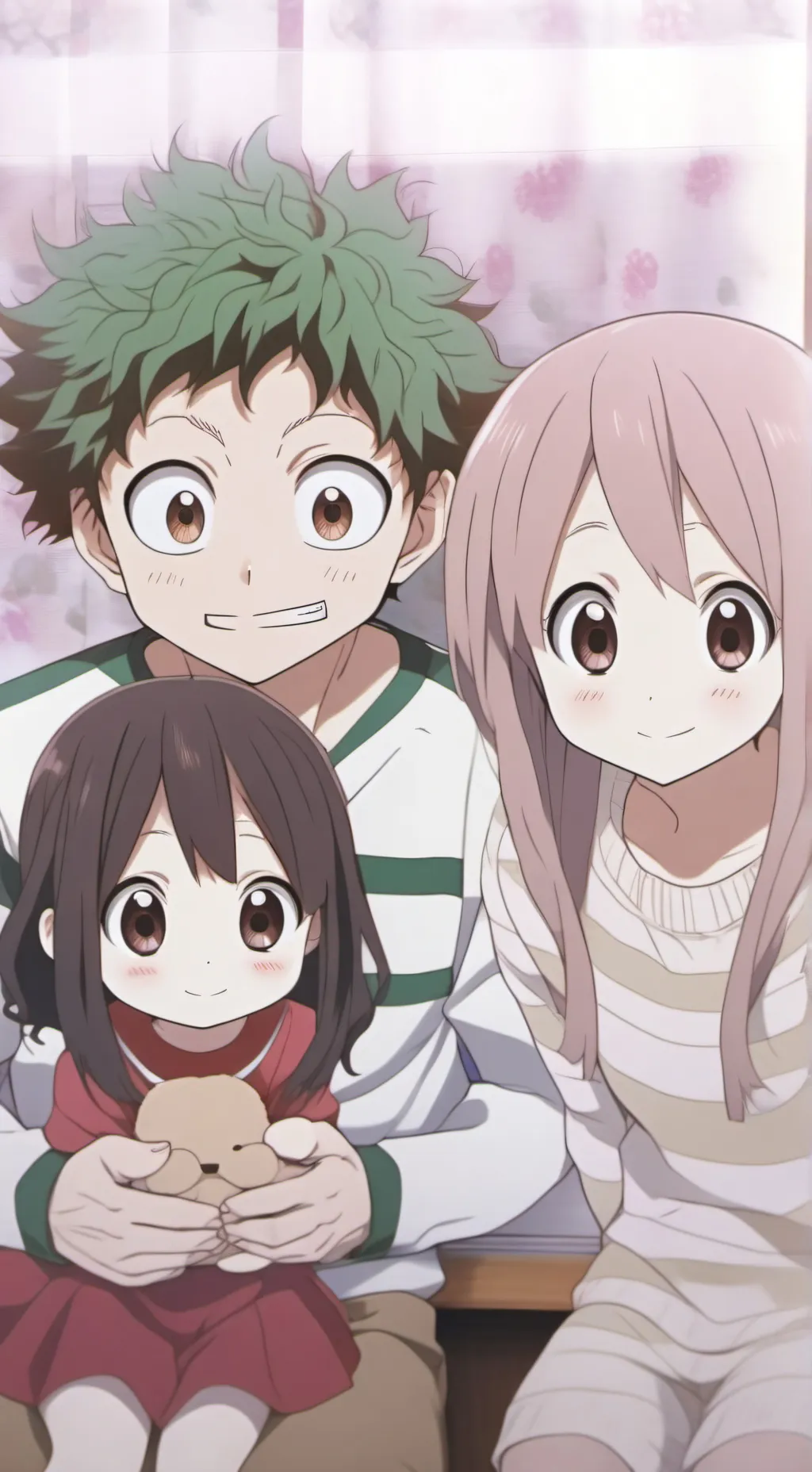 ai character: deku Ochako zoie  background