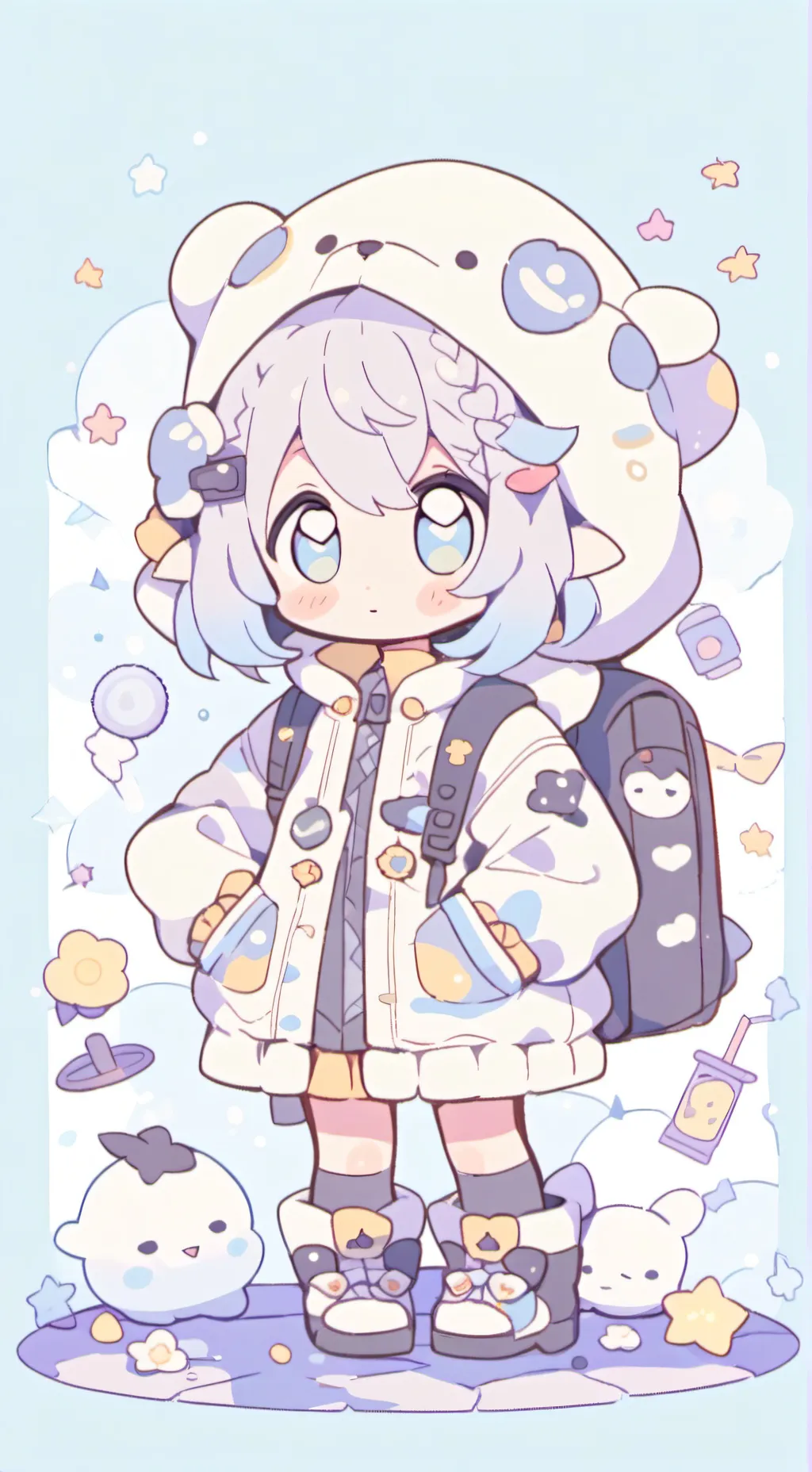 ai character: Poppy background
