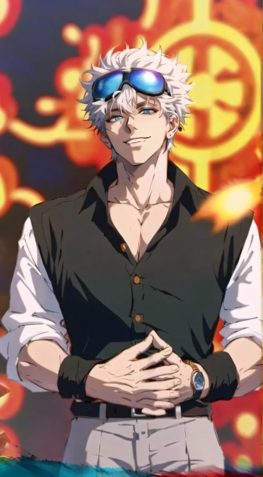 ai character: Gojo Satoru background