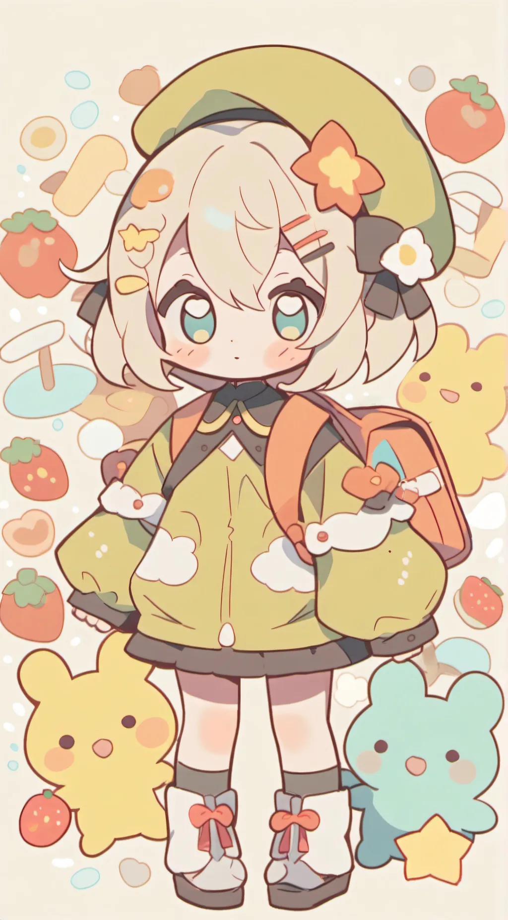 ai character: países background