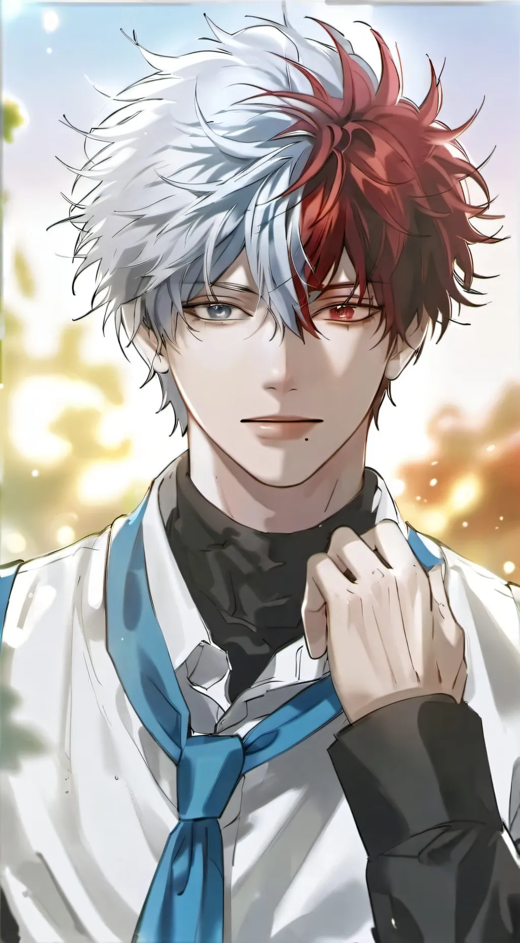 ai character: Shoto+Y/n kid background