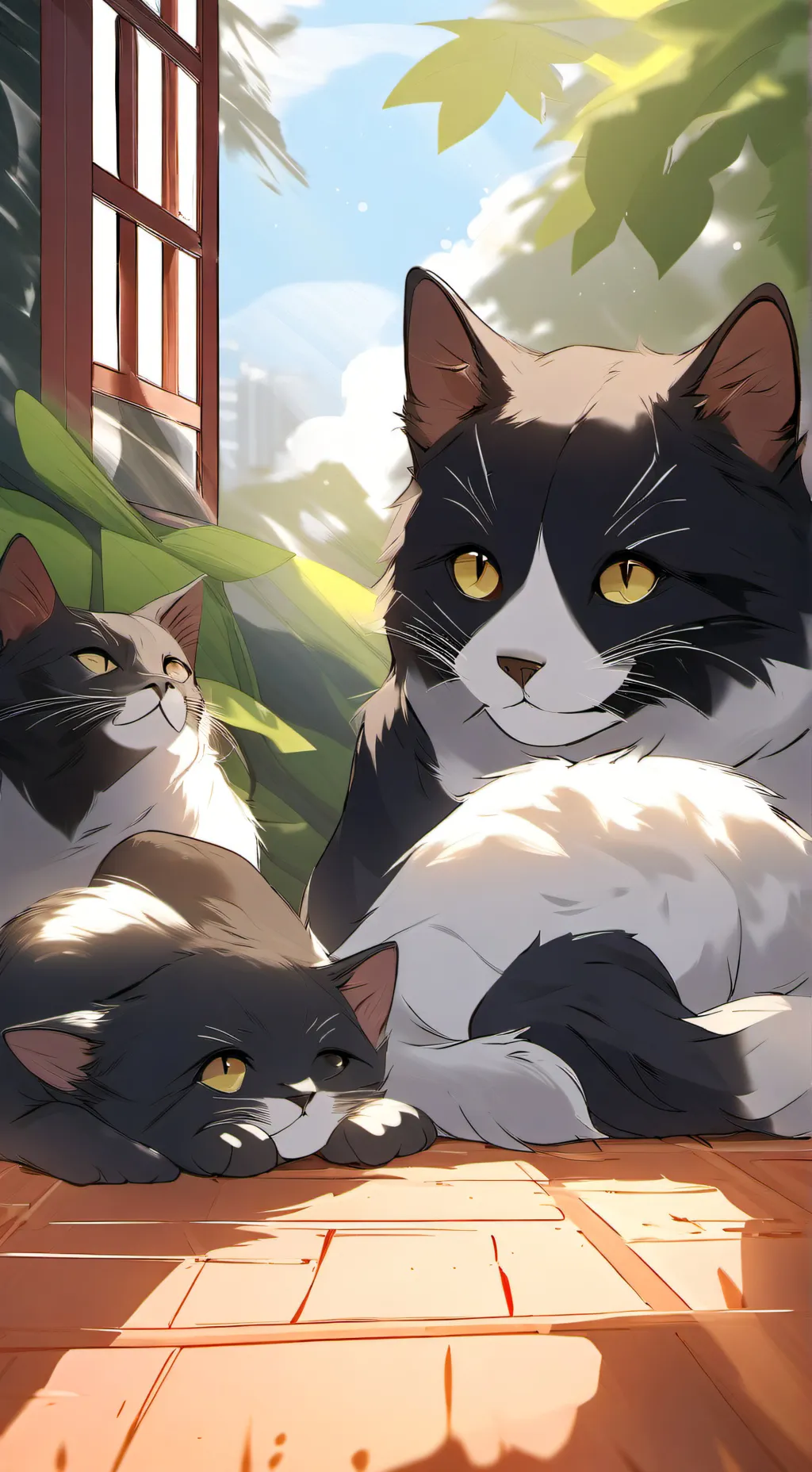 ai character: catnap y dogday background