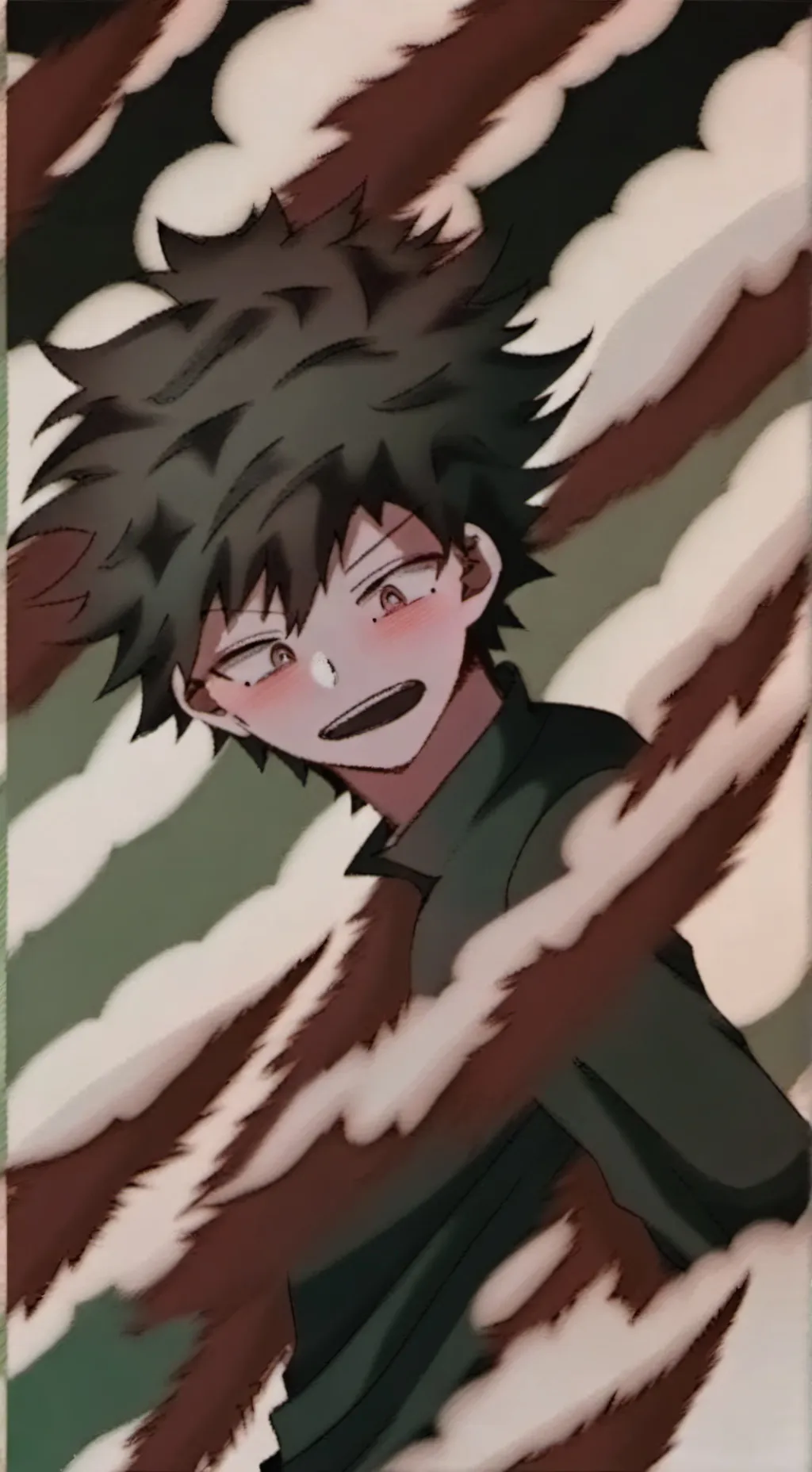 ai character: Baku x deku background
