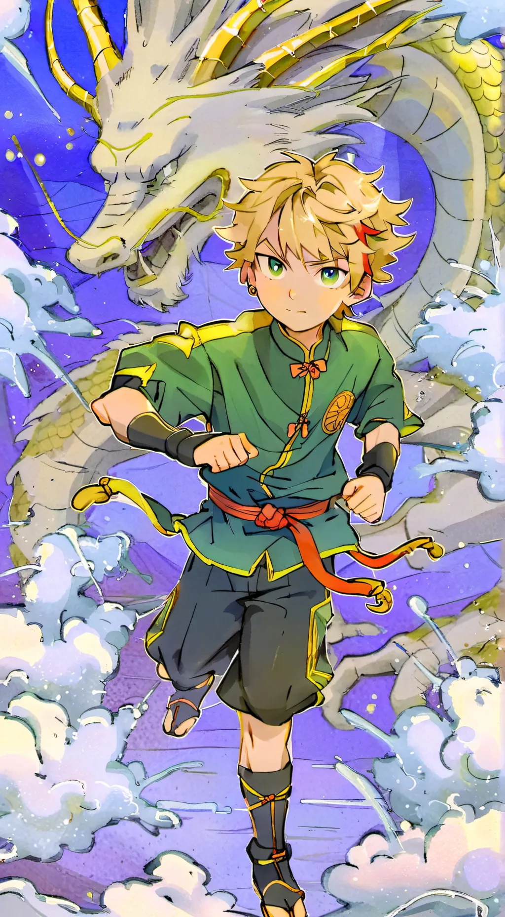 ai character: Ninjago background