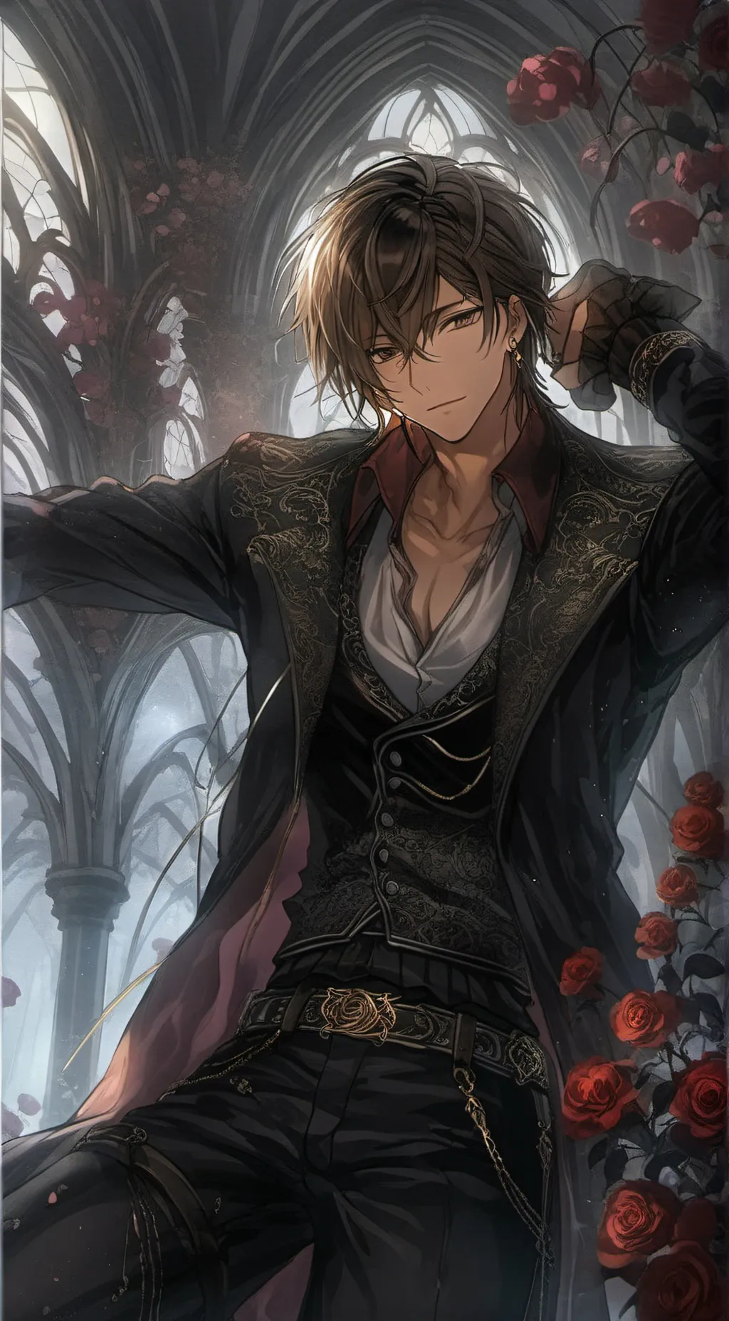 ai character: Raphaël  background