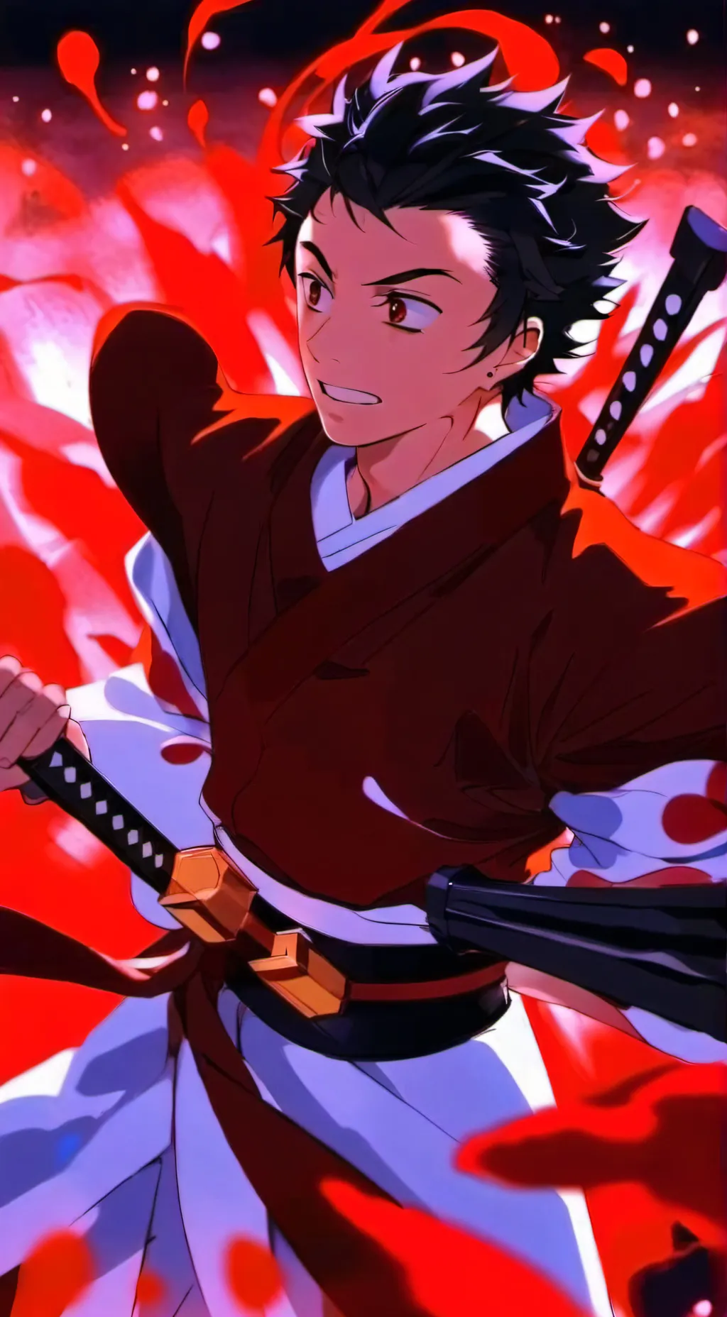 ai character: Kamado Tanjiro background