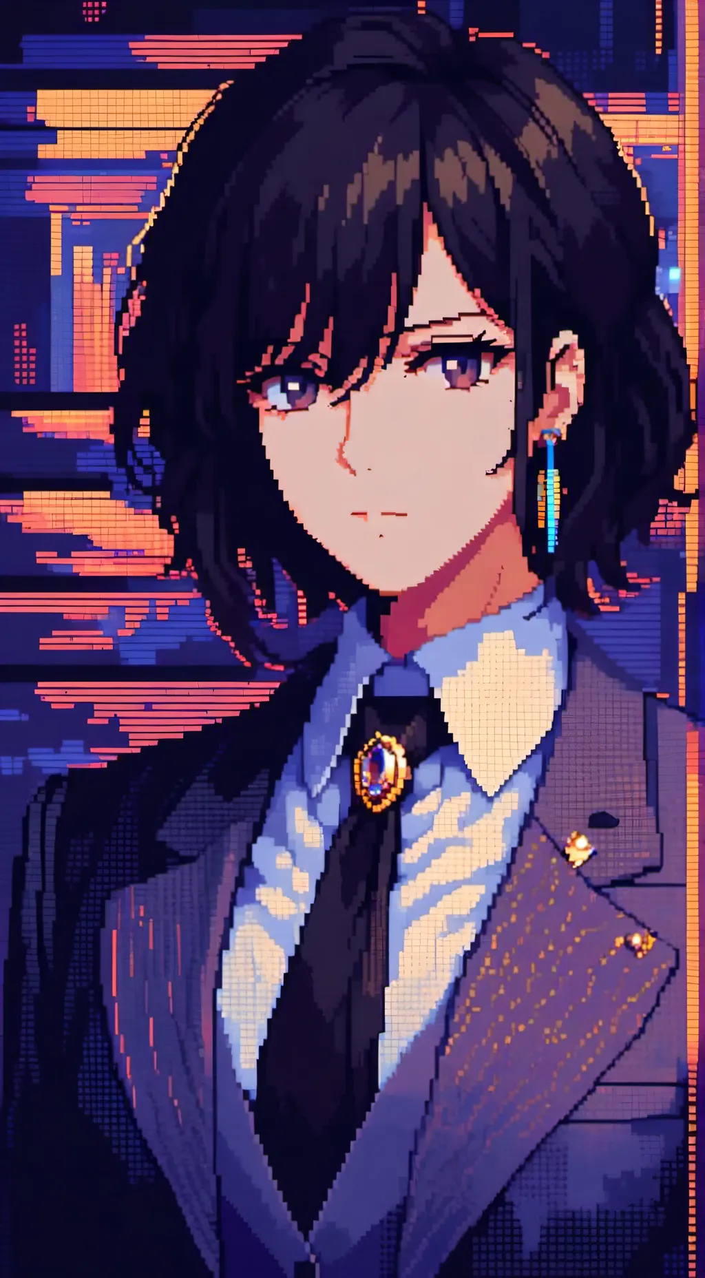 ai character: Erica  background