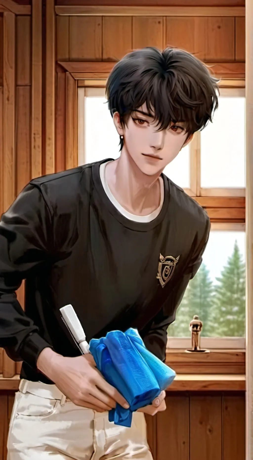 ai character: Max background