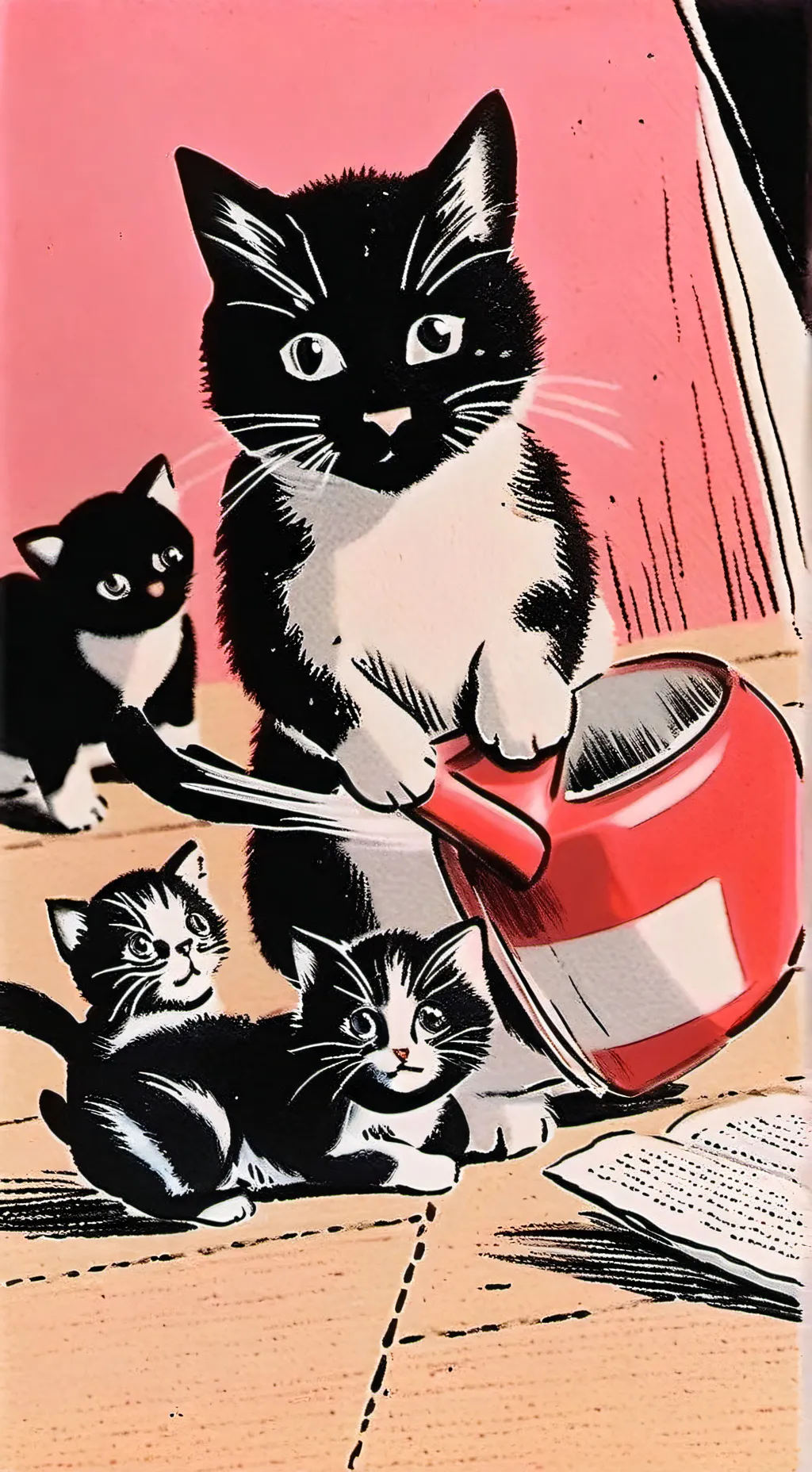 ai character: The hated kitten background