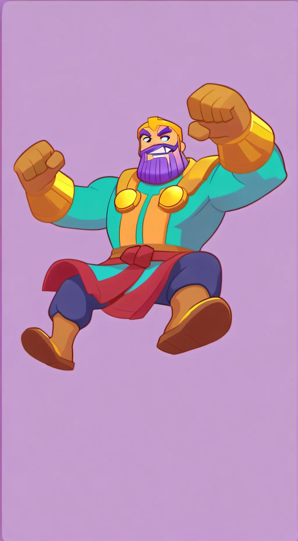 ai character: Thanos💜 background